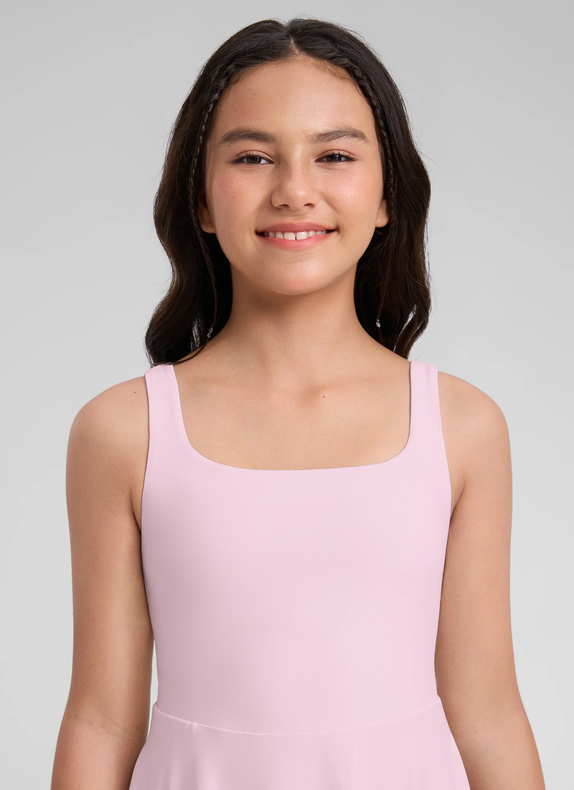 Girls Cloudweight Double Lined Pocket Midi Dress - Image 3