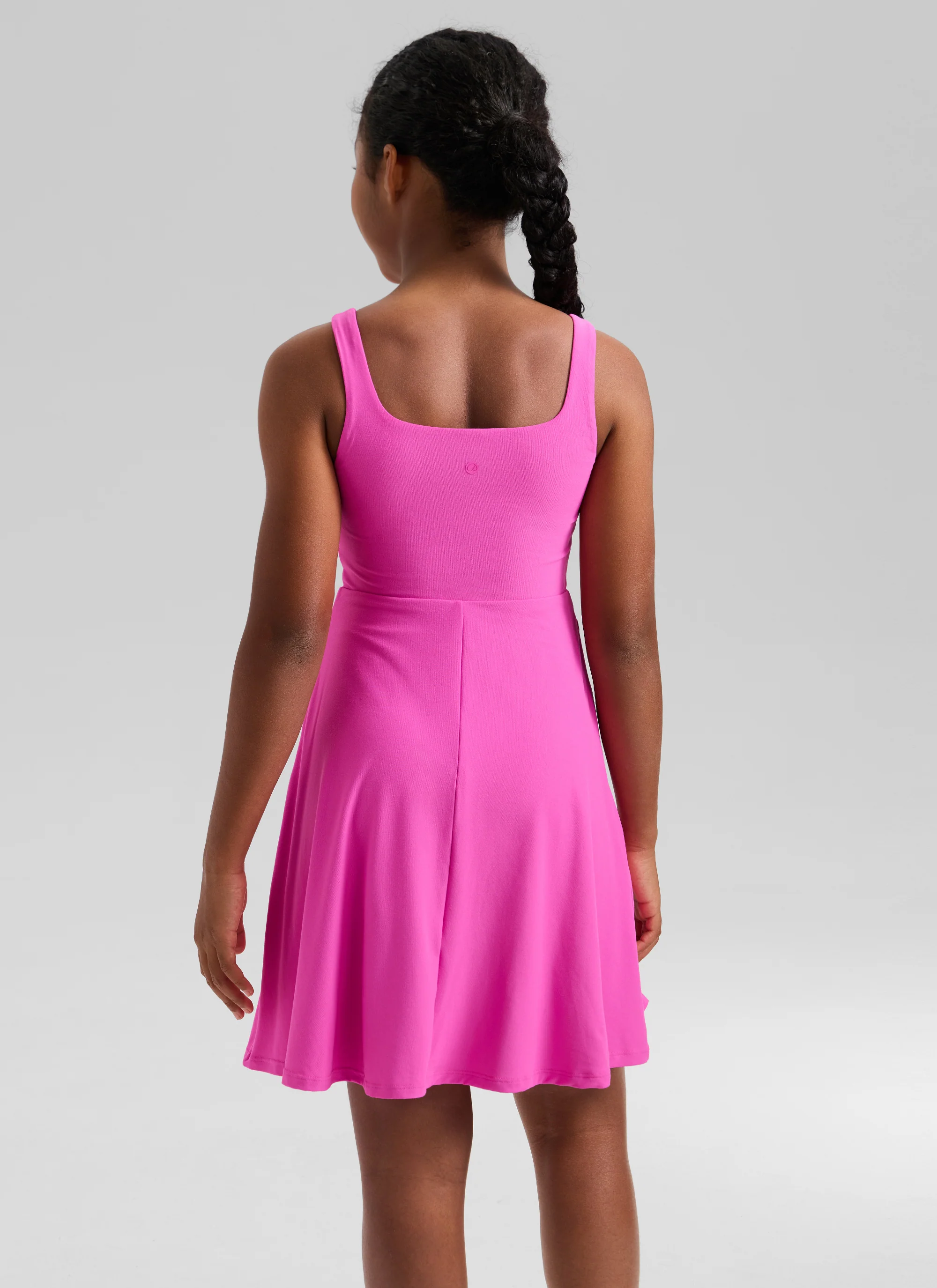 Girls Cloudweight Double Lined Pocket Midi Dress - Image 7