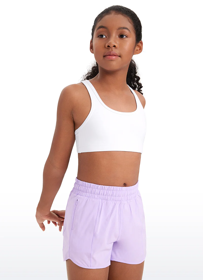 Butterluxe Girls Scoop Neck Racerback Sports Bra - Image 10