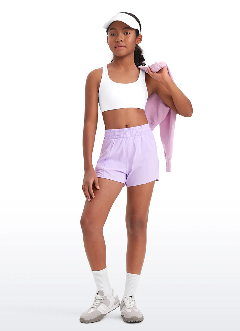 Butterluxe Girls Scoop Neck Racerback Sports Bra - Image 12
