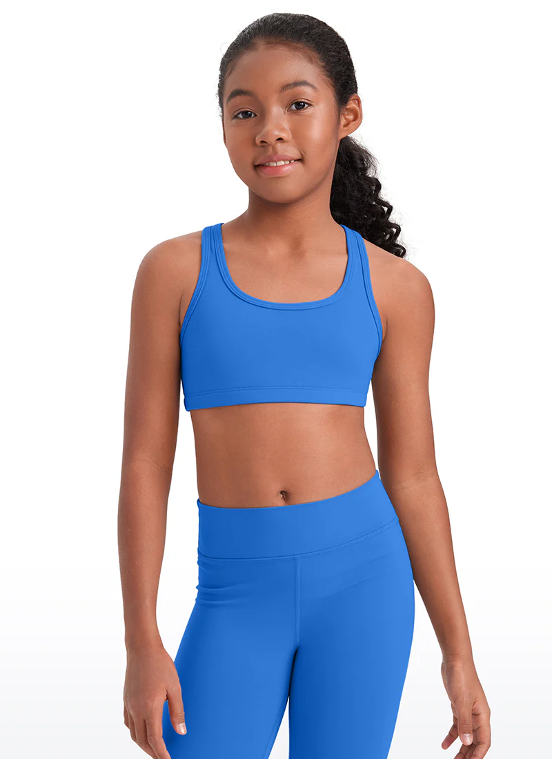 Butterluxe Girls Scoop Neck Racerback Sports Bra - Image 14