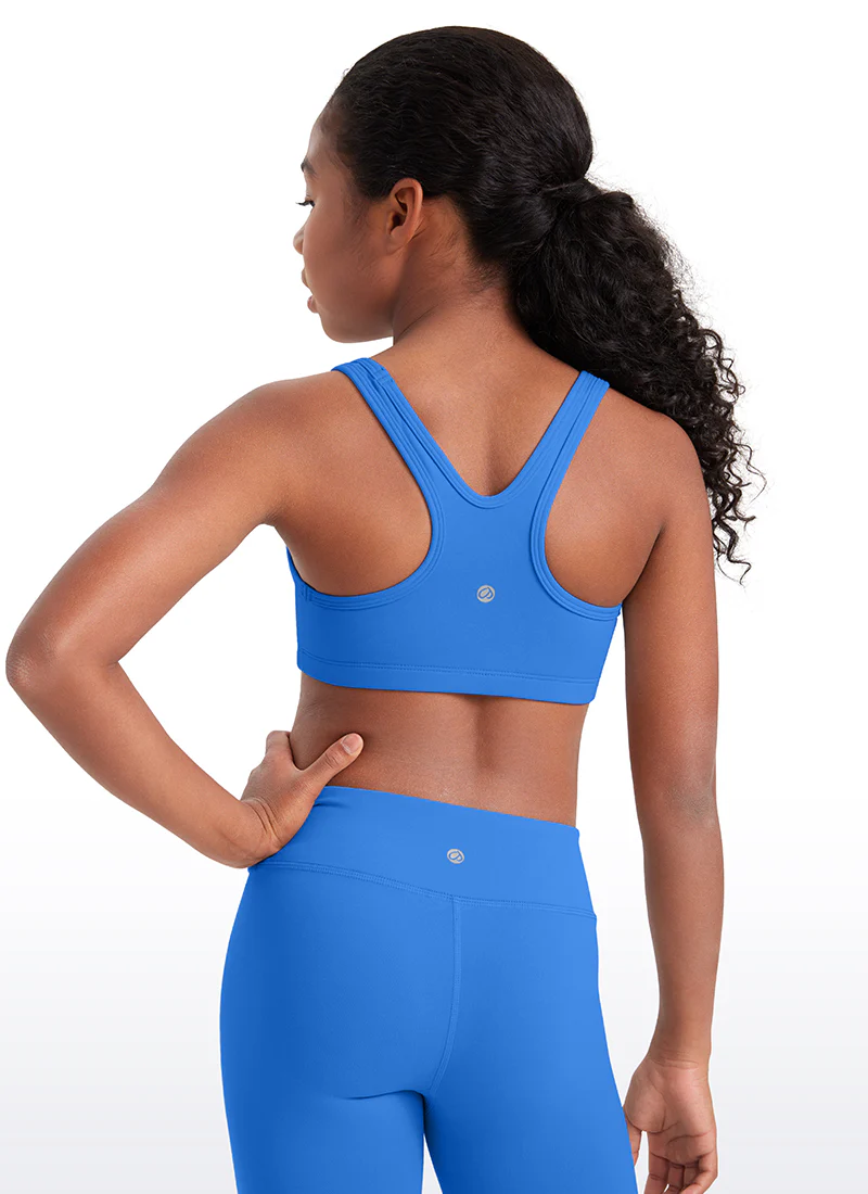 Butterluxe Girls Scoop Neck Racerback Sports Bra - Image 15