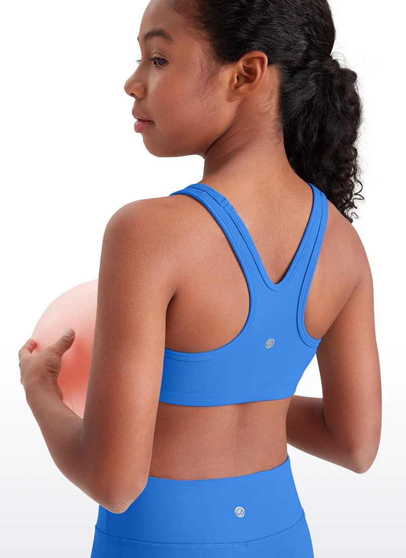 Butterluxe Girls Scoop Neck Racerback Sports Bra - Image 17