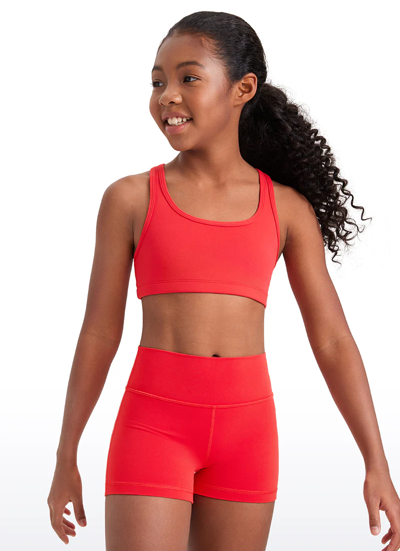 Butterluxe Girls Scoop Neck Racerback Sports Bra - Image 18