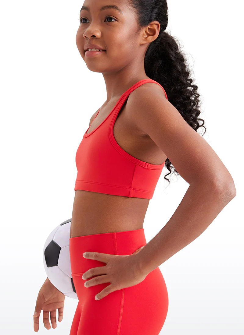 Butterluxe Girls Scoop Neck Racerback Sports Bra - Image 22