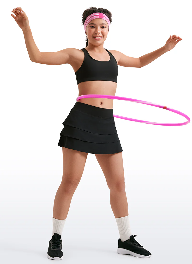 Butterluxe Girls Scoop Neck Racerback Sports Bra - Image 7