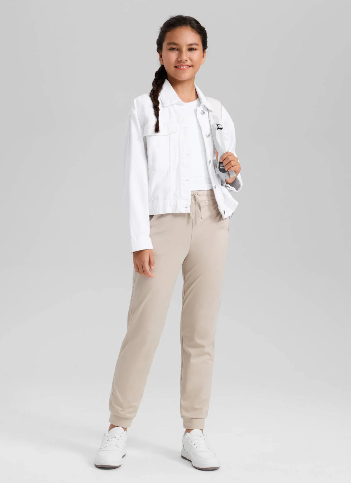 Girls Cloud Jersey Pocket Jogger - Image 16