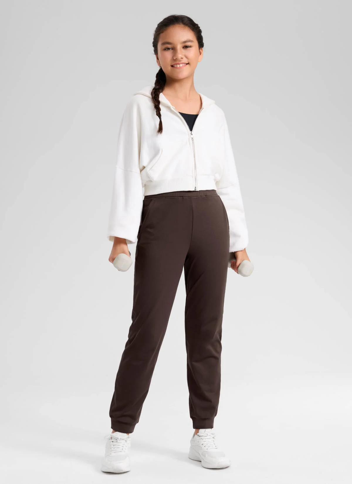 Girls Cloud Jersey Pocket Jogger - Image 3