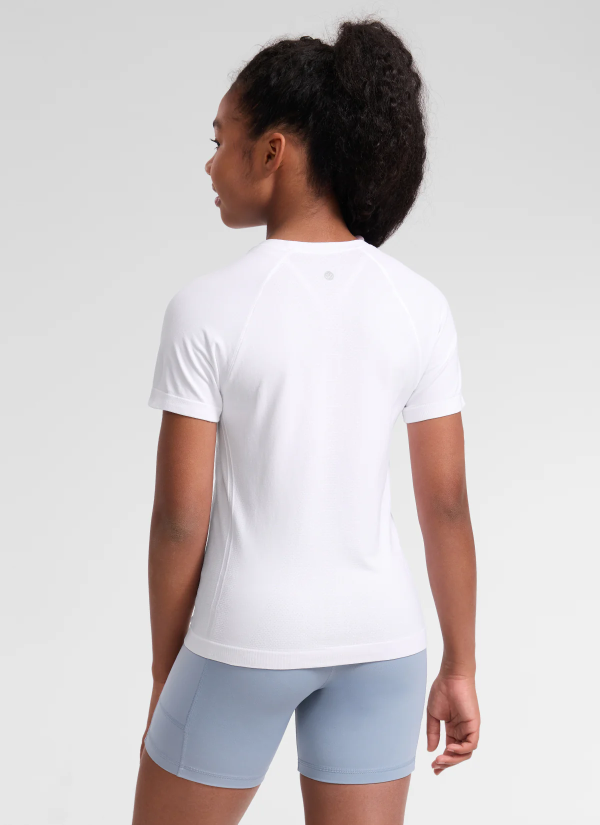 Girls Seamless Hip Length Short Sleeve - Image 10