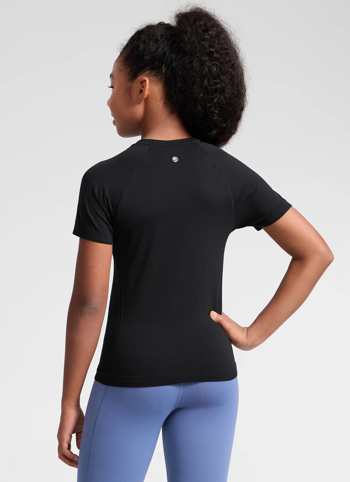 Girls Seamless Hip Length Short Sleeve - Image 14