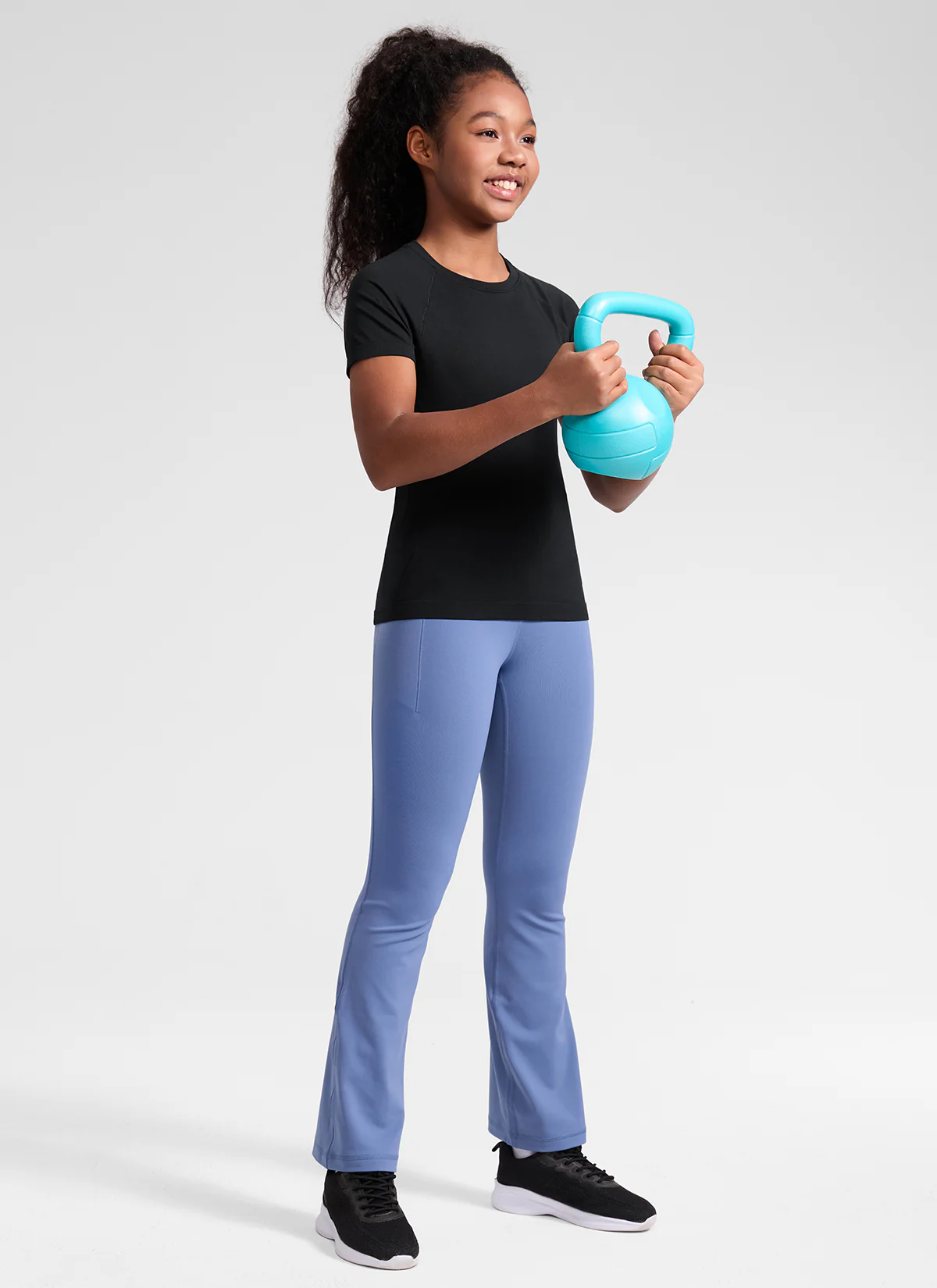 Girls Seamless Hip Length Short Sleeve - Image 15