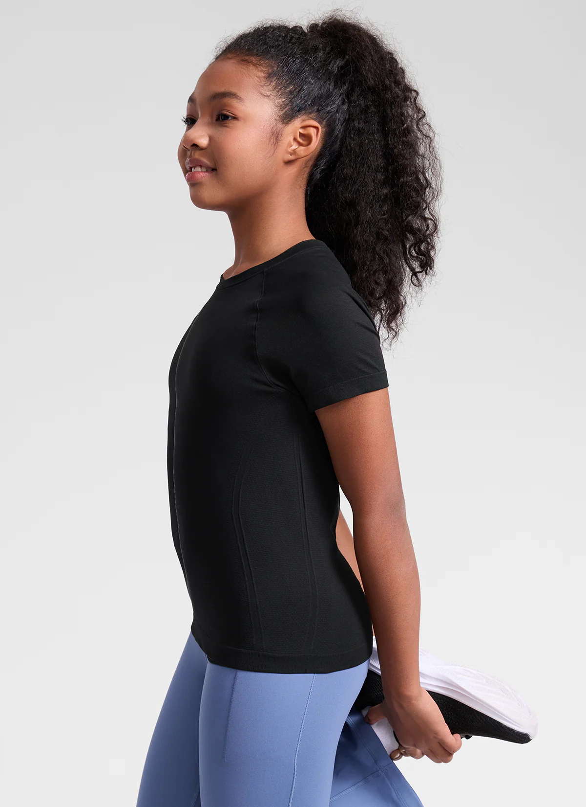 Girls Seamless Hip Length Short Sleeve - Image 16