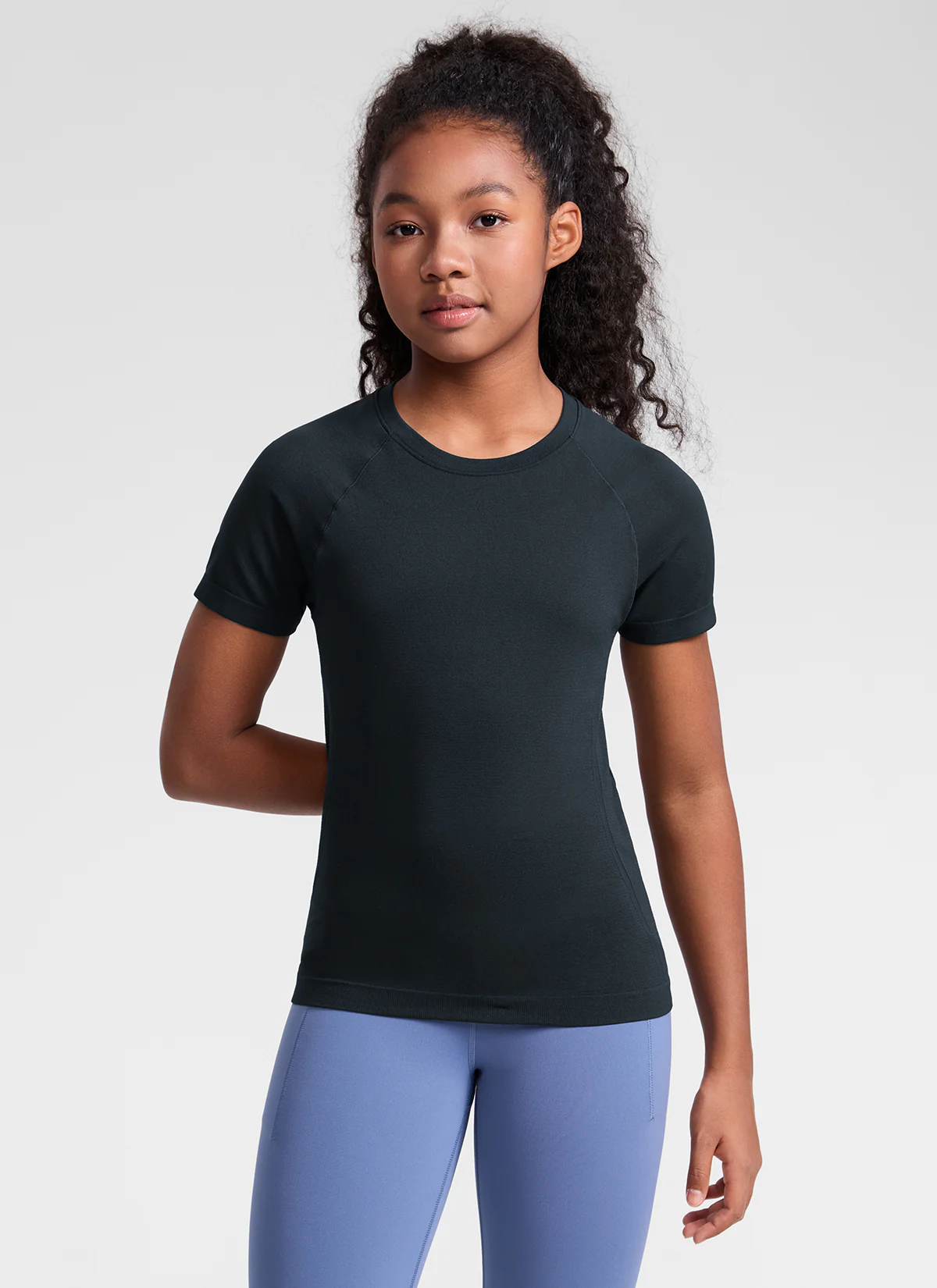 Girls Seamless Hip Length Short Sleeve - Image 18