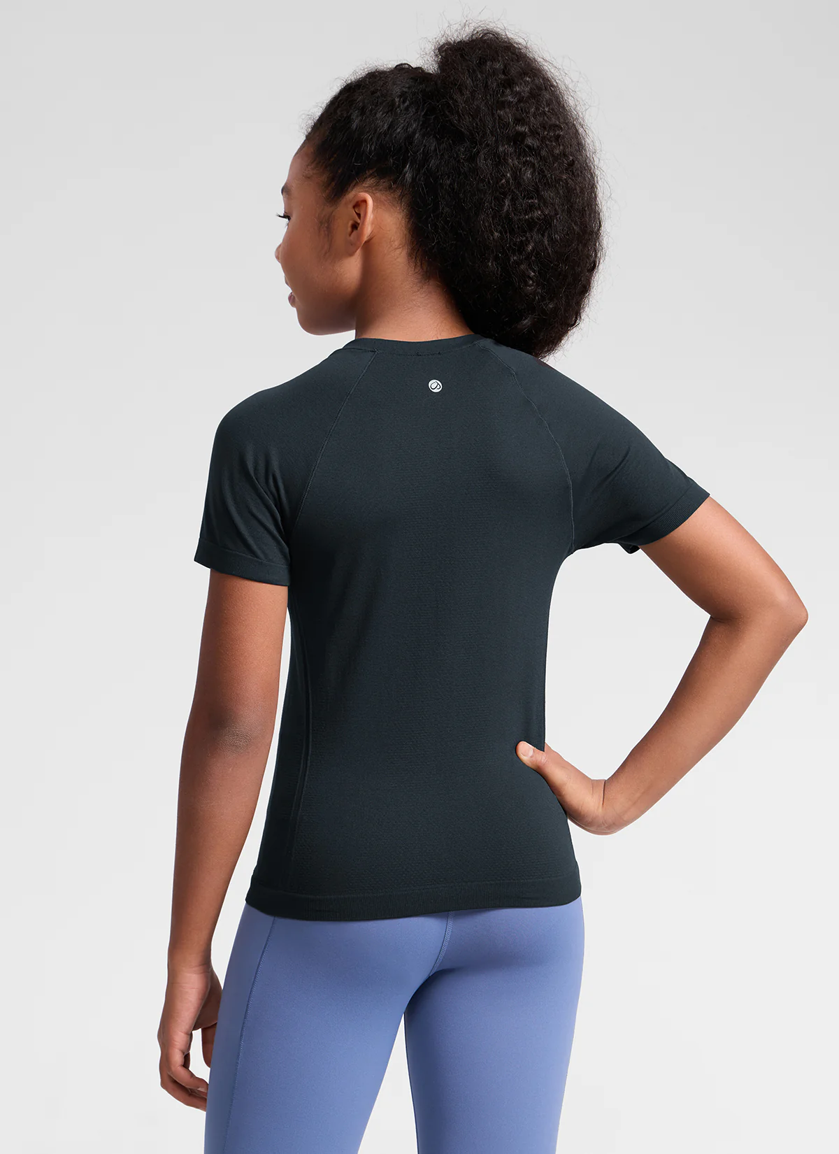 Girls Seamless Hip Length Short Sleeve - Image 19