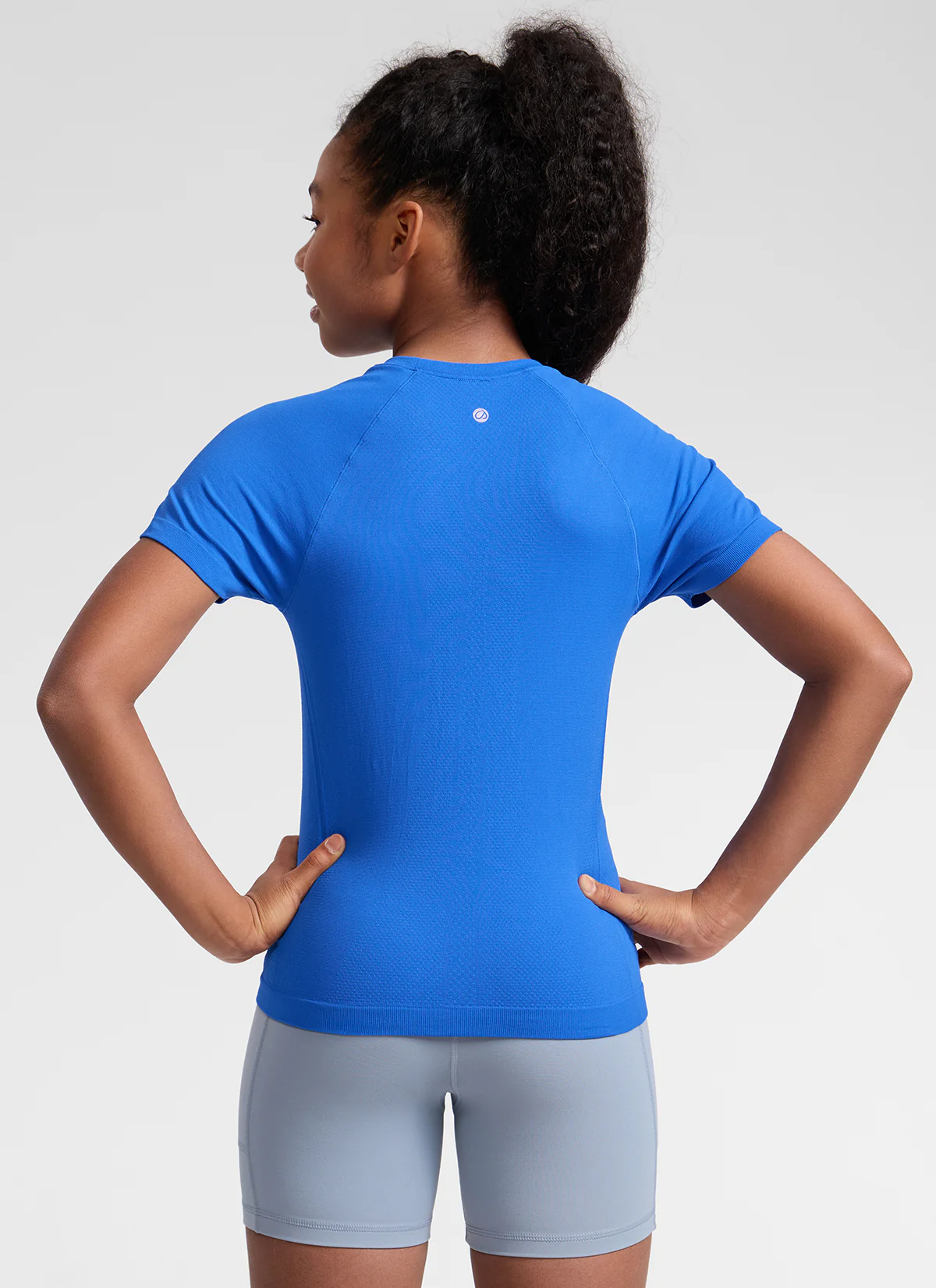 Girls Seamless Hip Length Short Sleeve - Image 23