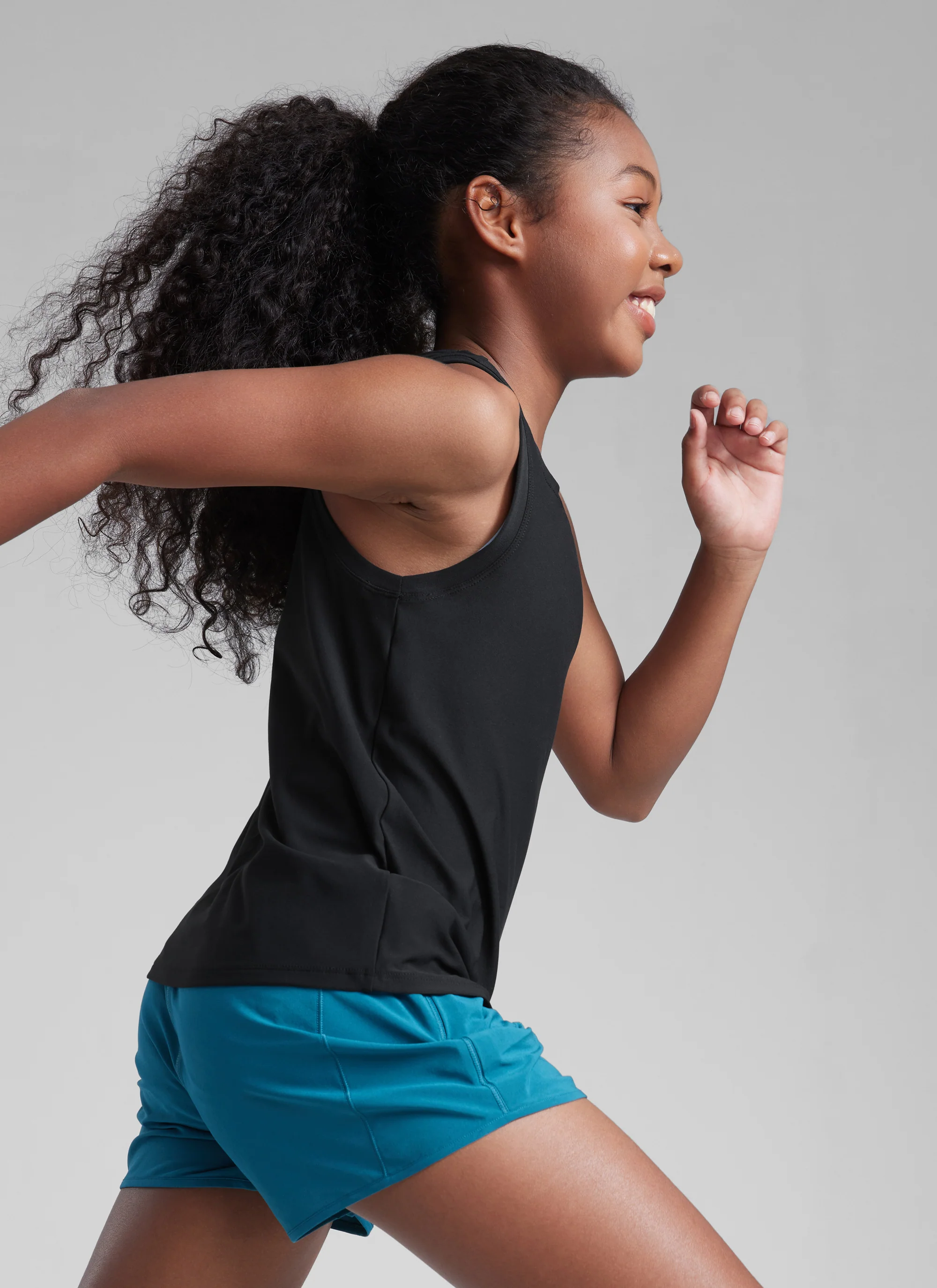 Girl Cloudweight Hip Length Sleeveless Tank - Image 17