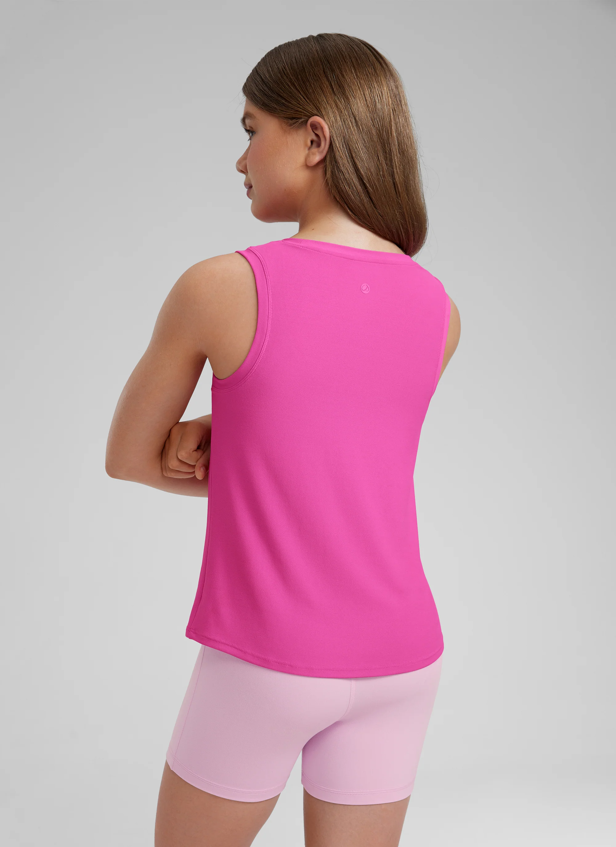 Girl Cloudweight Hip Length Sleeveless Tank - Image 7