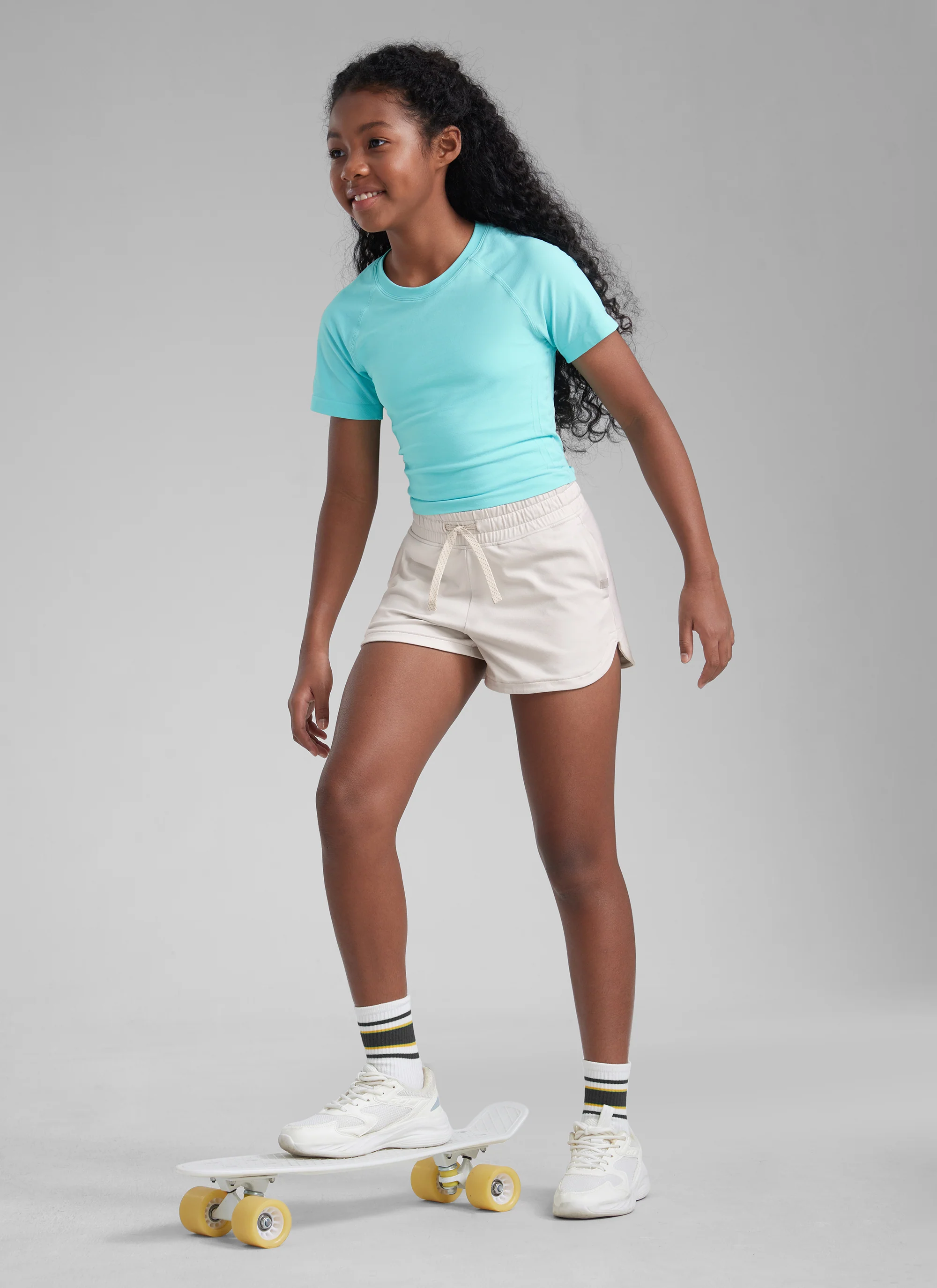 Cloud Jersey Girl Dolphin Pocket Sweat Shorts - Image 20