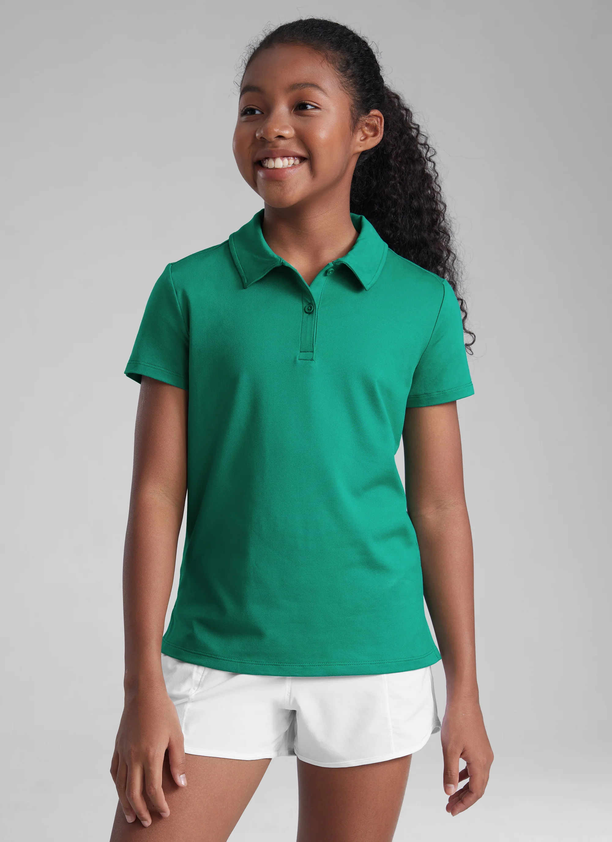 Girls Cloud Jersey Polo Shirts - Image 20