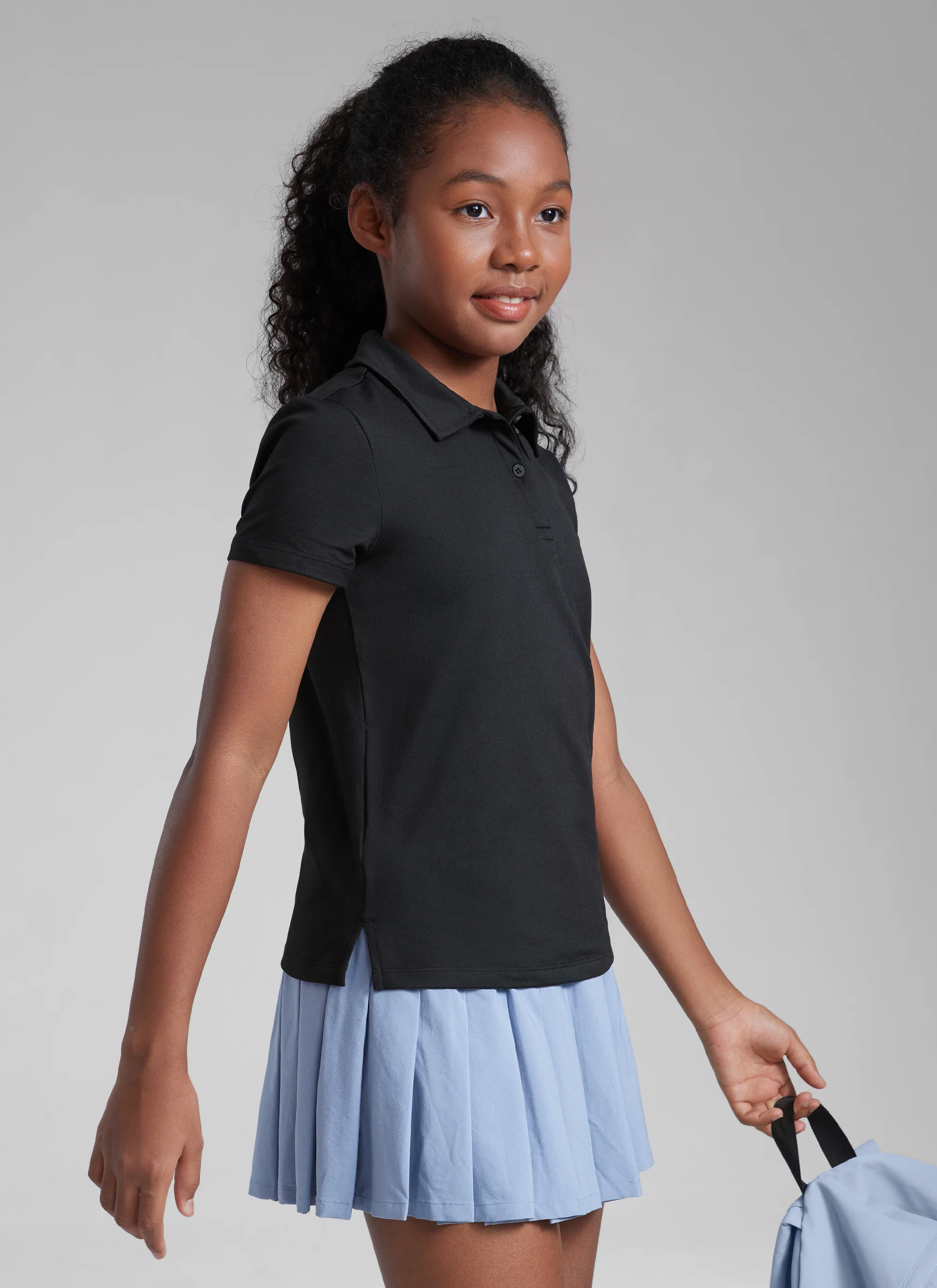 Girls Cloud Jersey Polo Shirts - Image 8