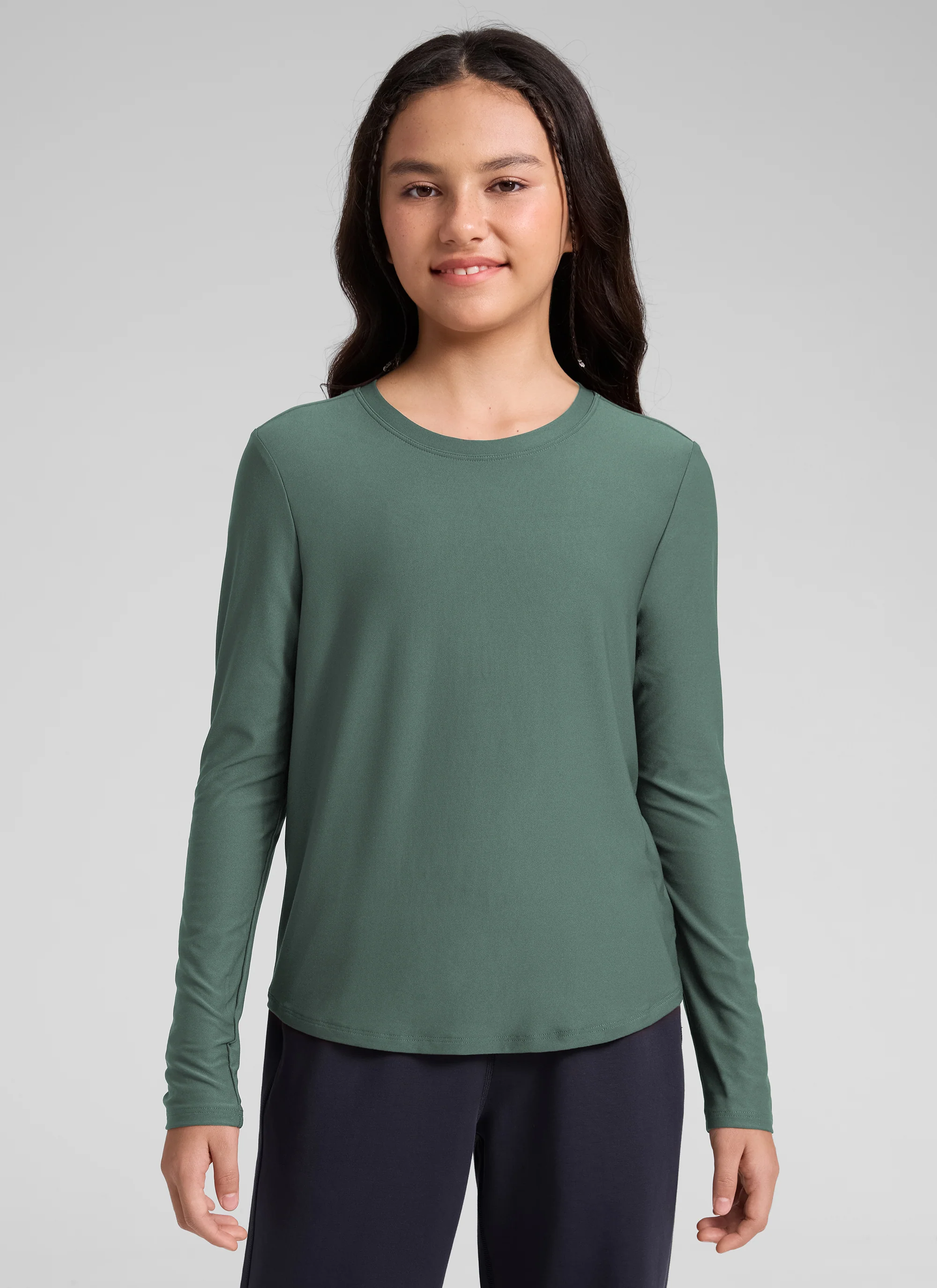 Girls Cloudweight Side Slit Long Sleeve - Image 21