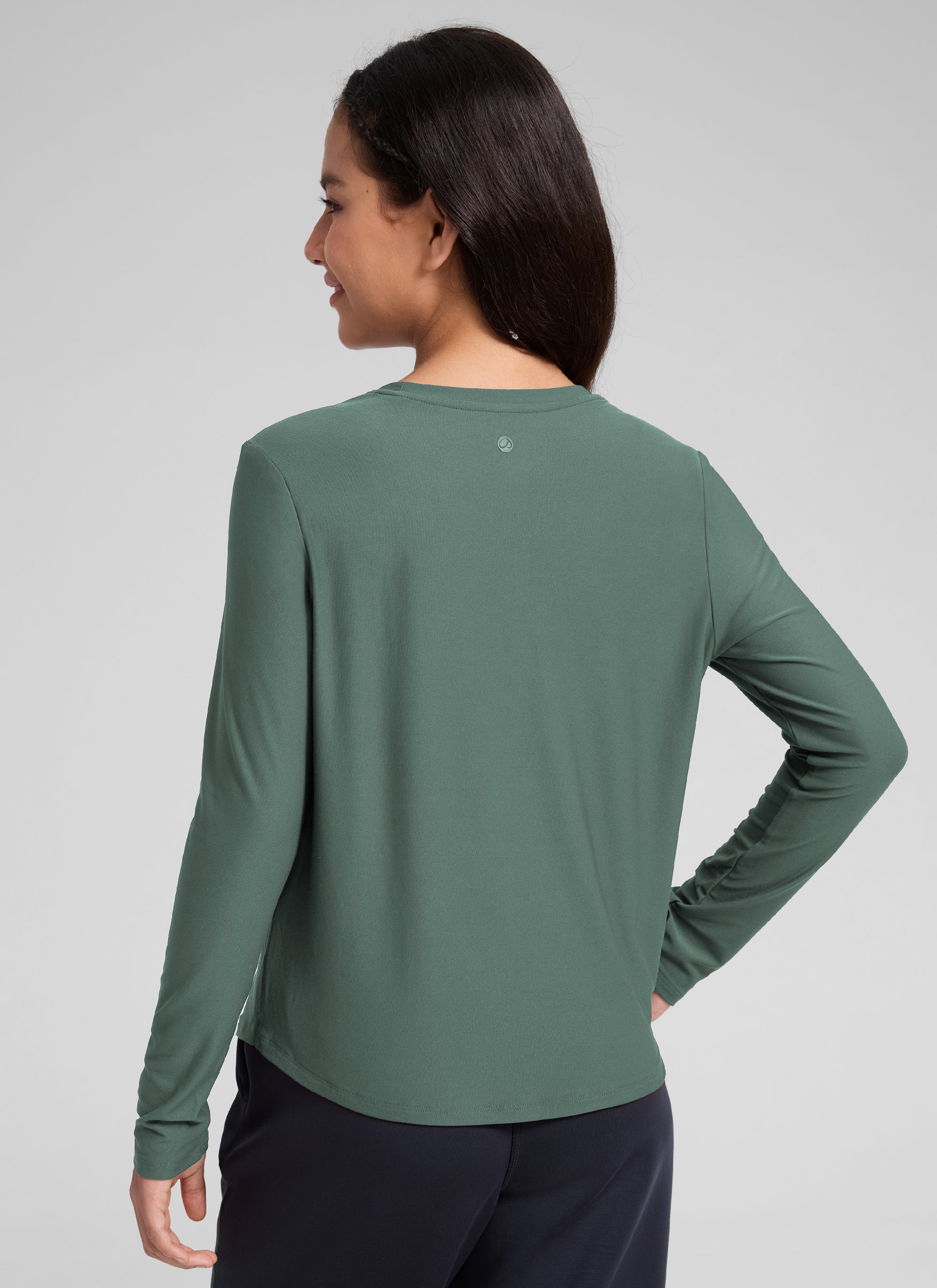 Girls Cloudweight Side Slit Long Sleeve - Image 22