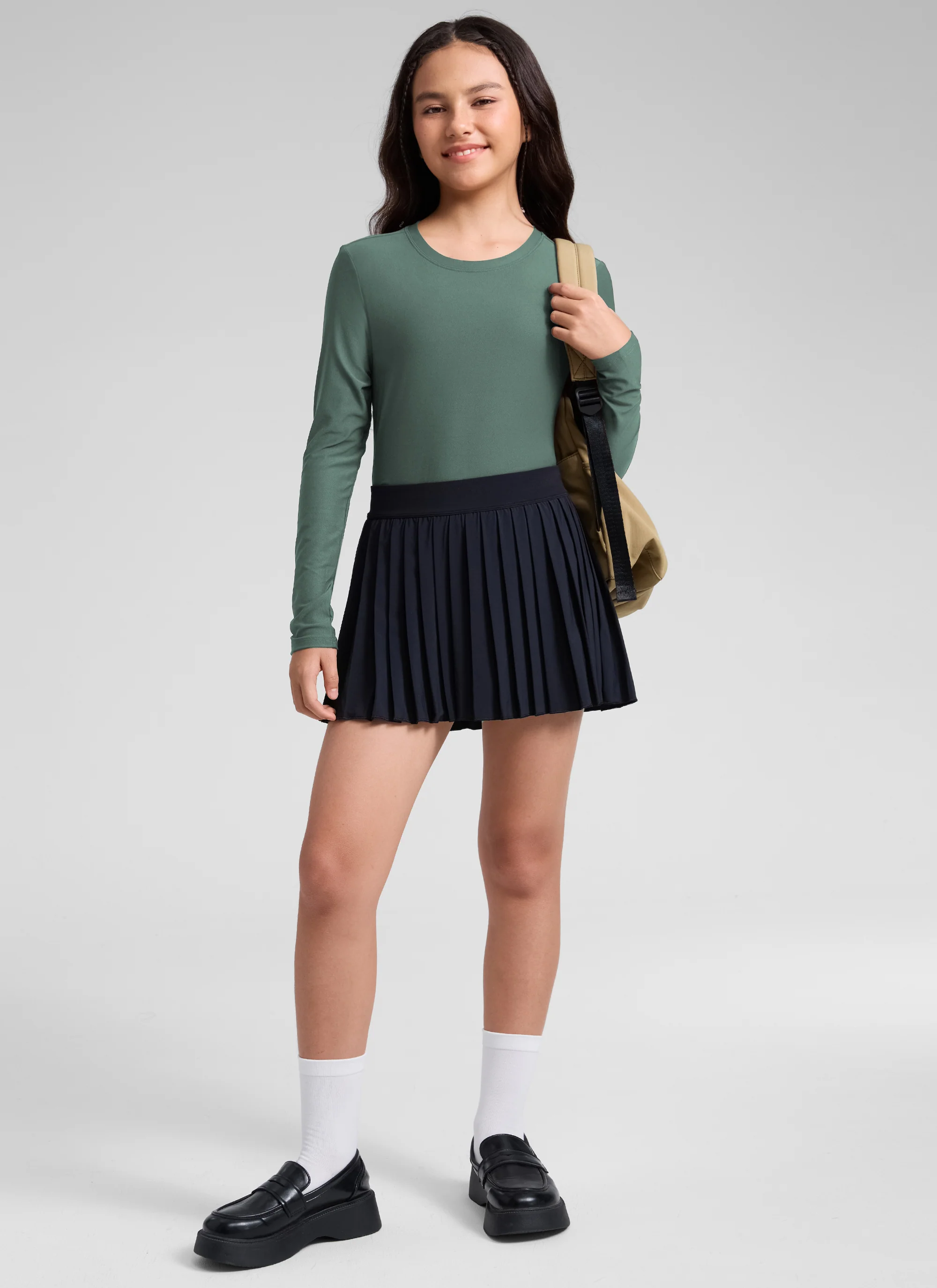Girls Cloudweight Side Slit Long Sleeve - Image 23