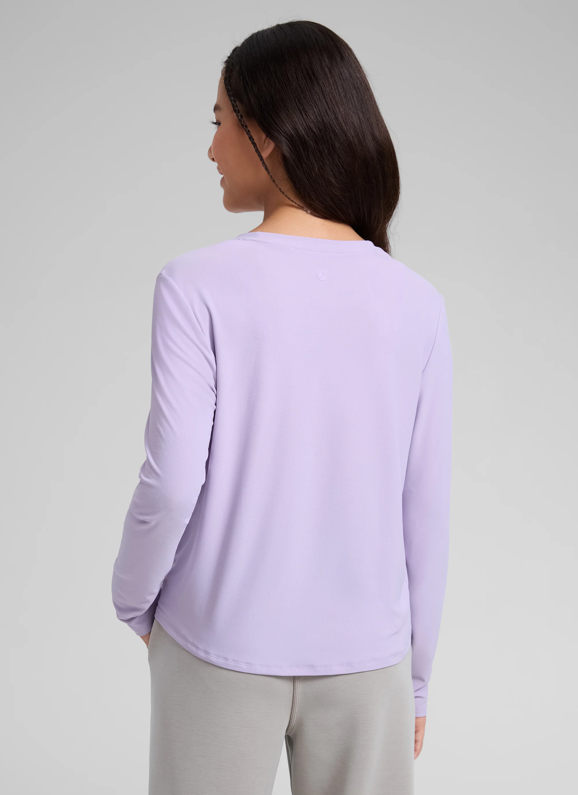 Girls Cloudweight Side Slit Long Sleeve - Image 27