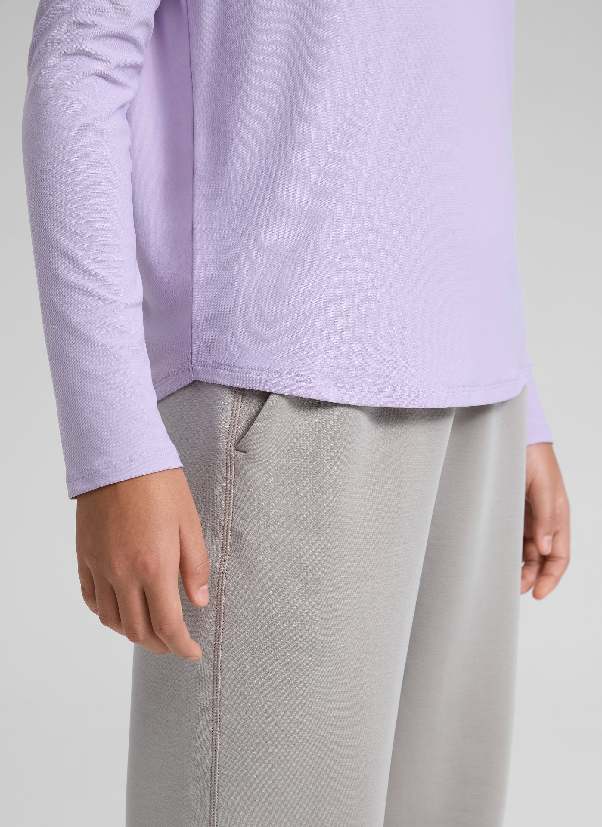 Girls Cloudweight Side Slit Long Sleeve - Image 29
