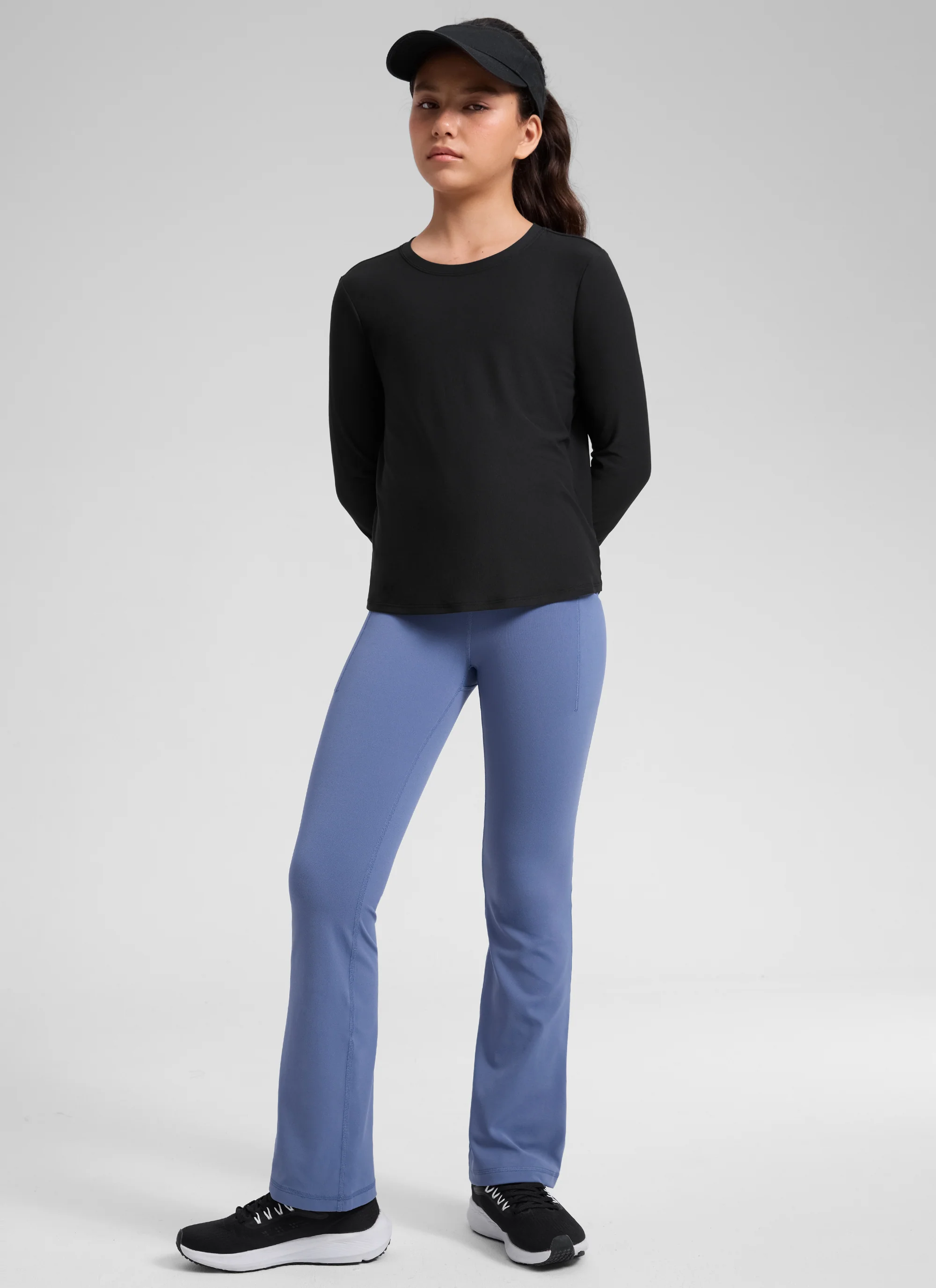 Girls Cloudweight Side Slit Long Sleeve - Image 3