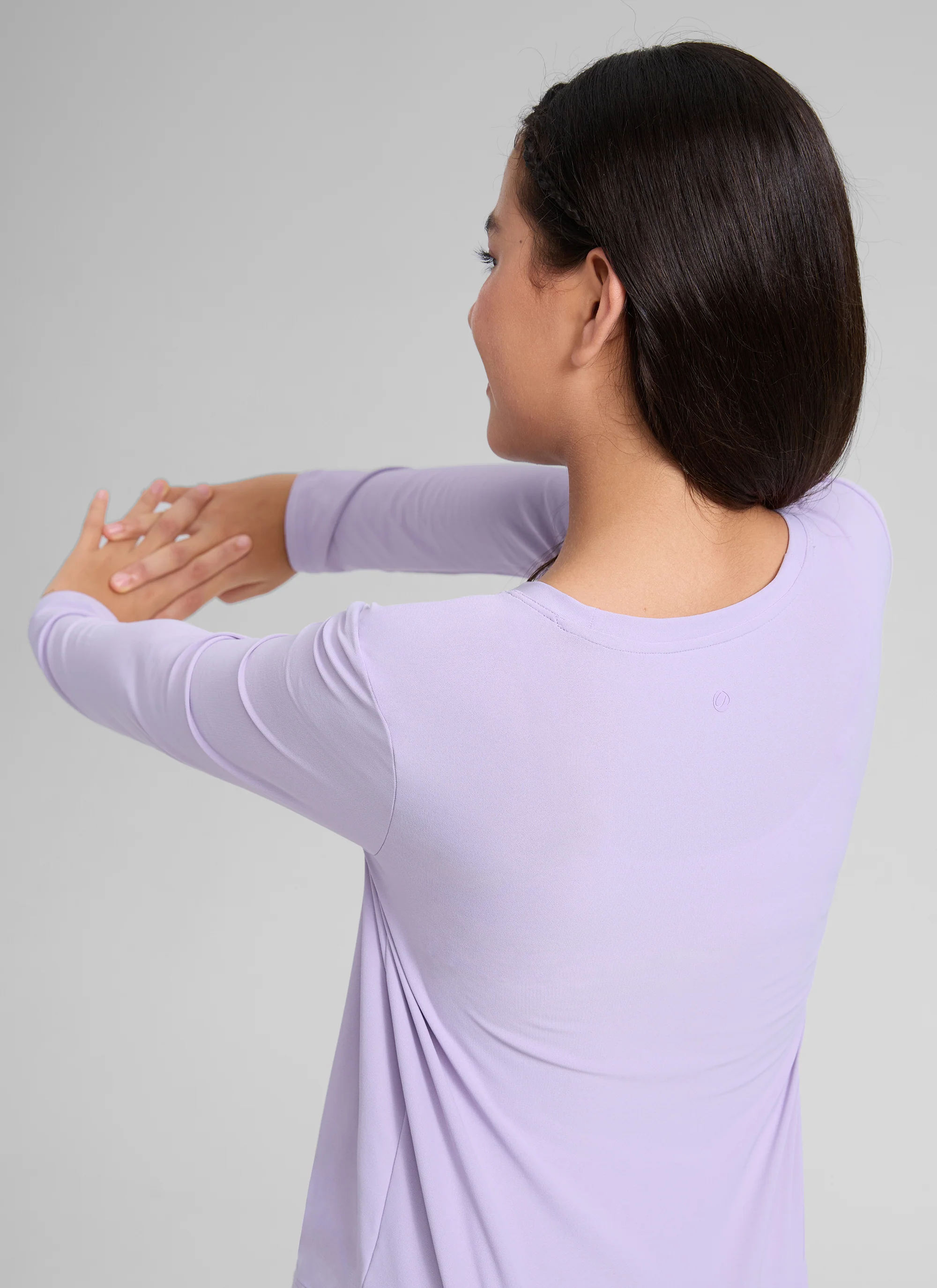 Girls Cloudweight Side Slit Long Sleeve - Image 30
