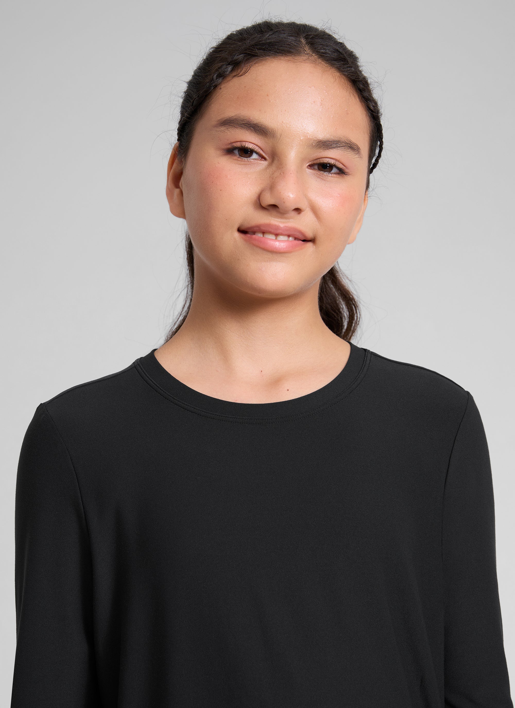 Girls Cloudweight Side Slit Long Sleeve - Image 5