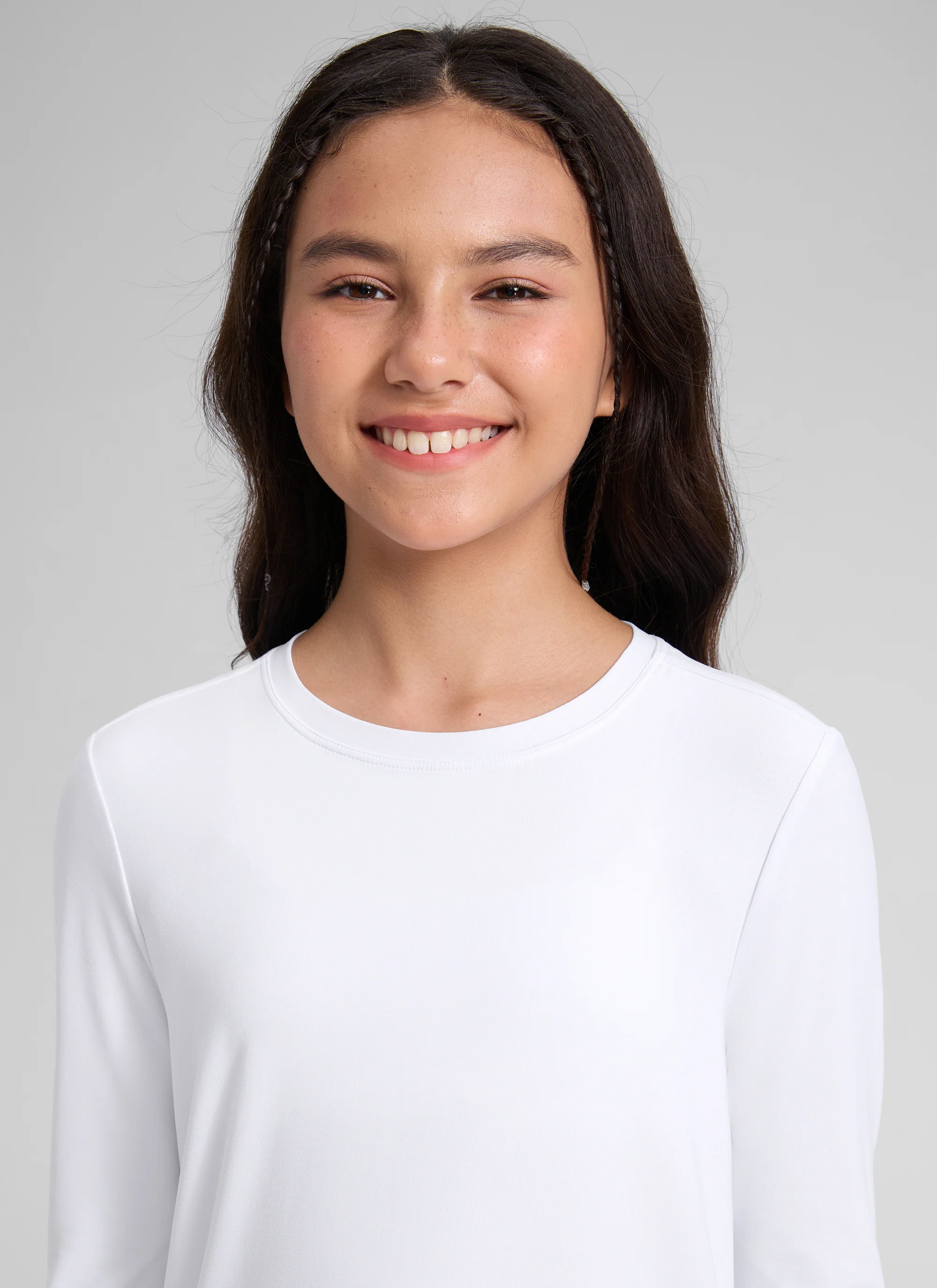 Girls Cloudweight Side Slit Long Sleeve - Image 9