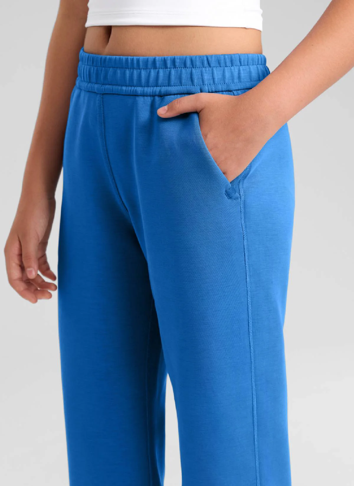 SoftAura Girls High Rise Wide Leg Sweatpant - Image 13