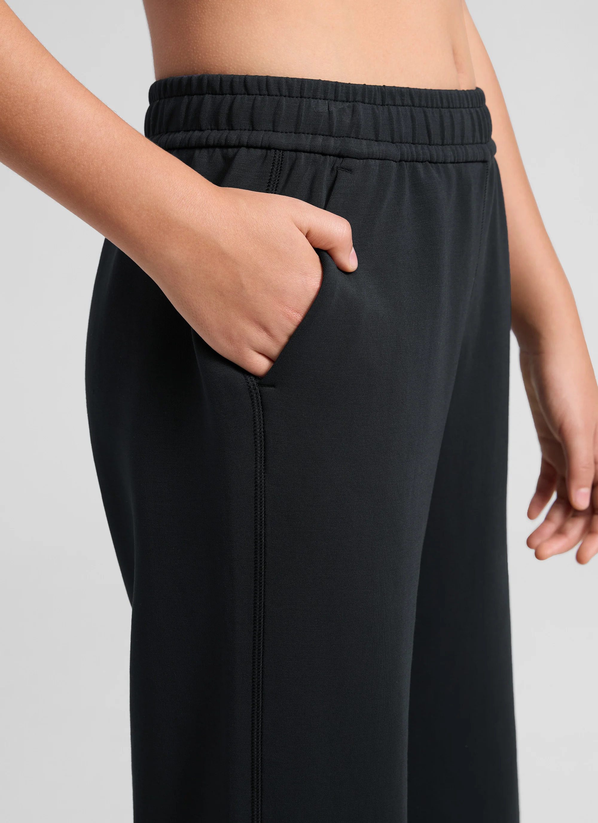 SoftAura Girls High Rise Wide Leg Sweatpant - Image 17