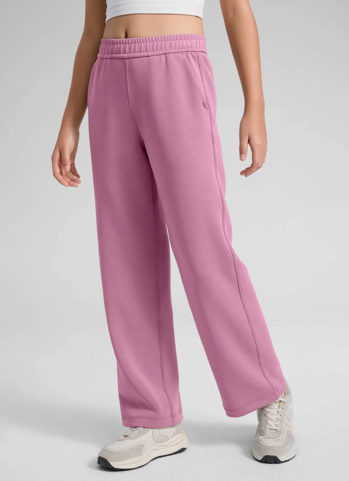 SoftAura Girls High Rise Wide Leg Sweatpant - Image 19