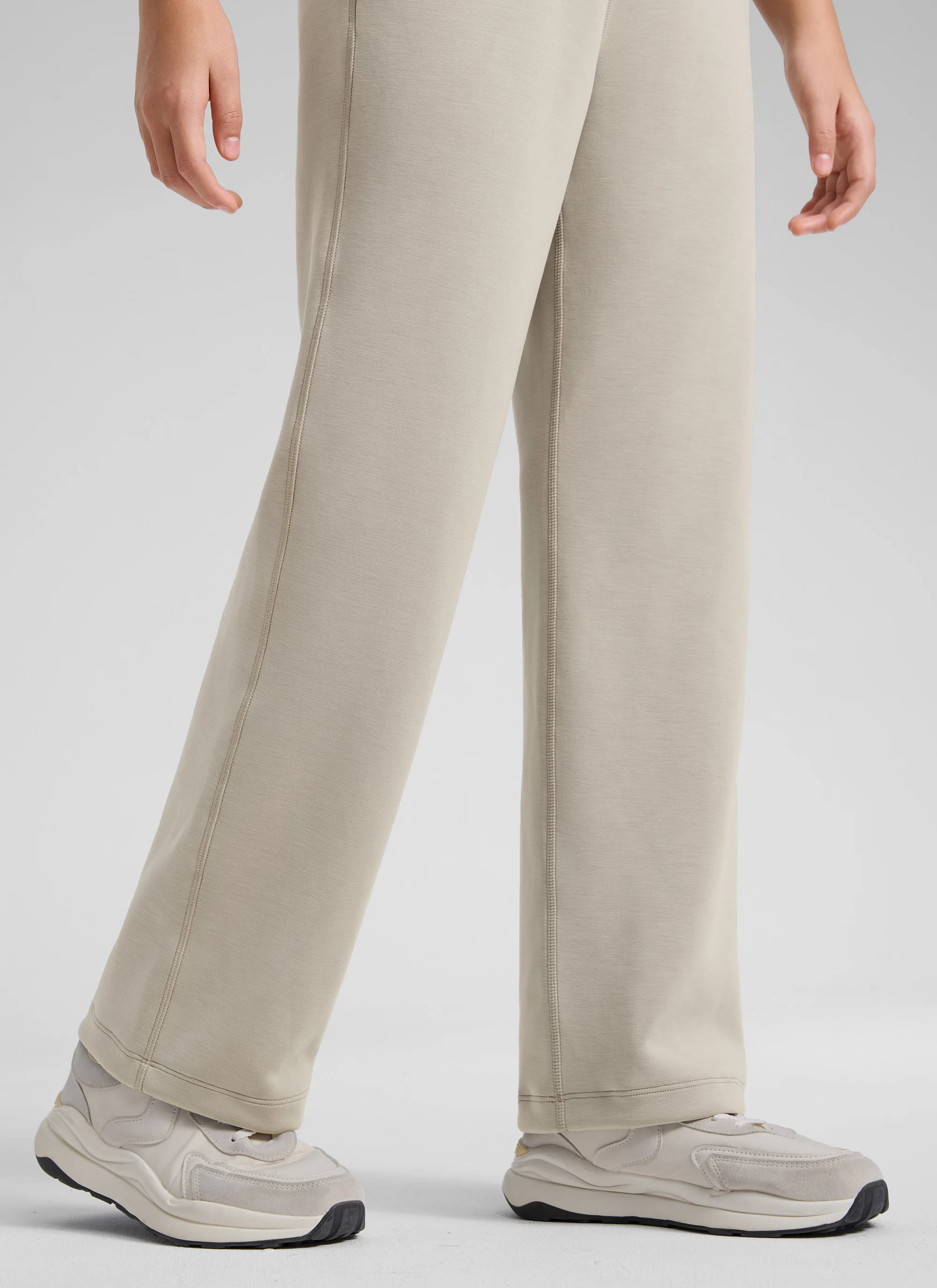 SoftAura Girls High Rise Wide Leg Sweatpant - Image 5