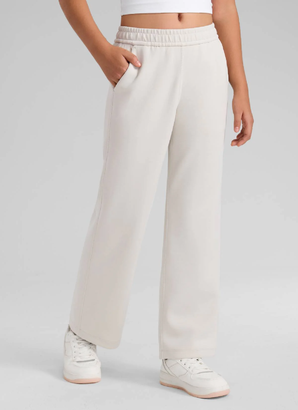 SoftAura Girls High Rise Wide Leg Sweatpant - Image 6
