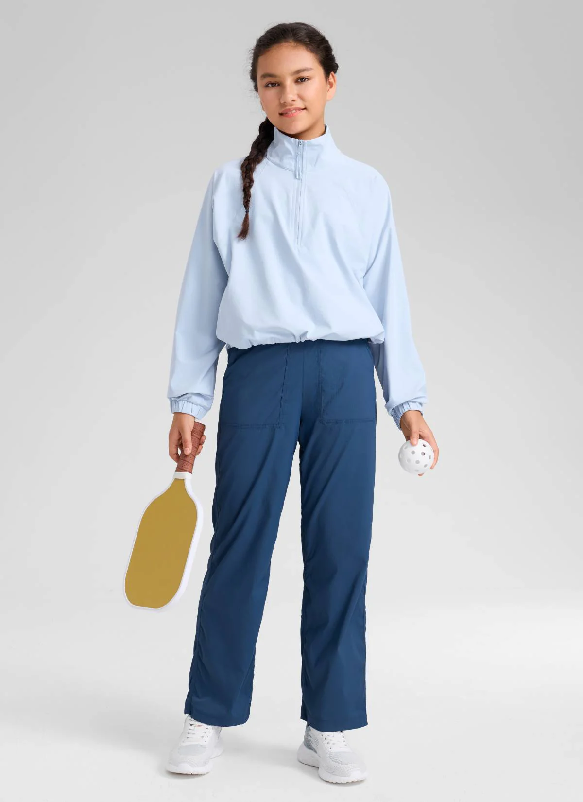 Girls Lightweight Straight Leg Pocket Pant - Image 3