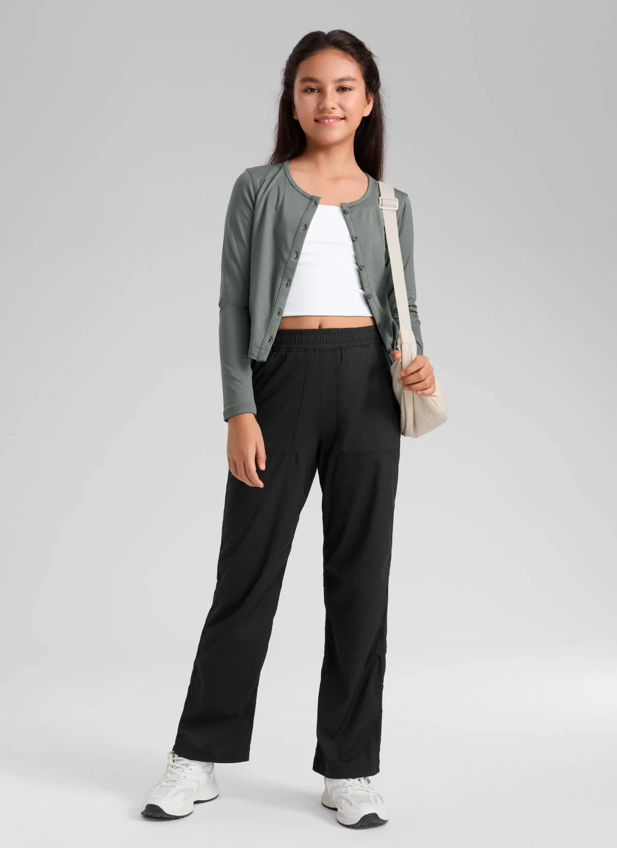 Girls Lightweight Straight Leg Pocket Pant - Image 7
