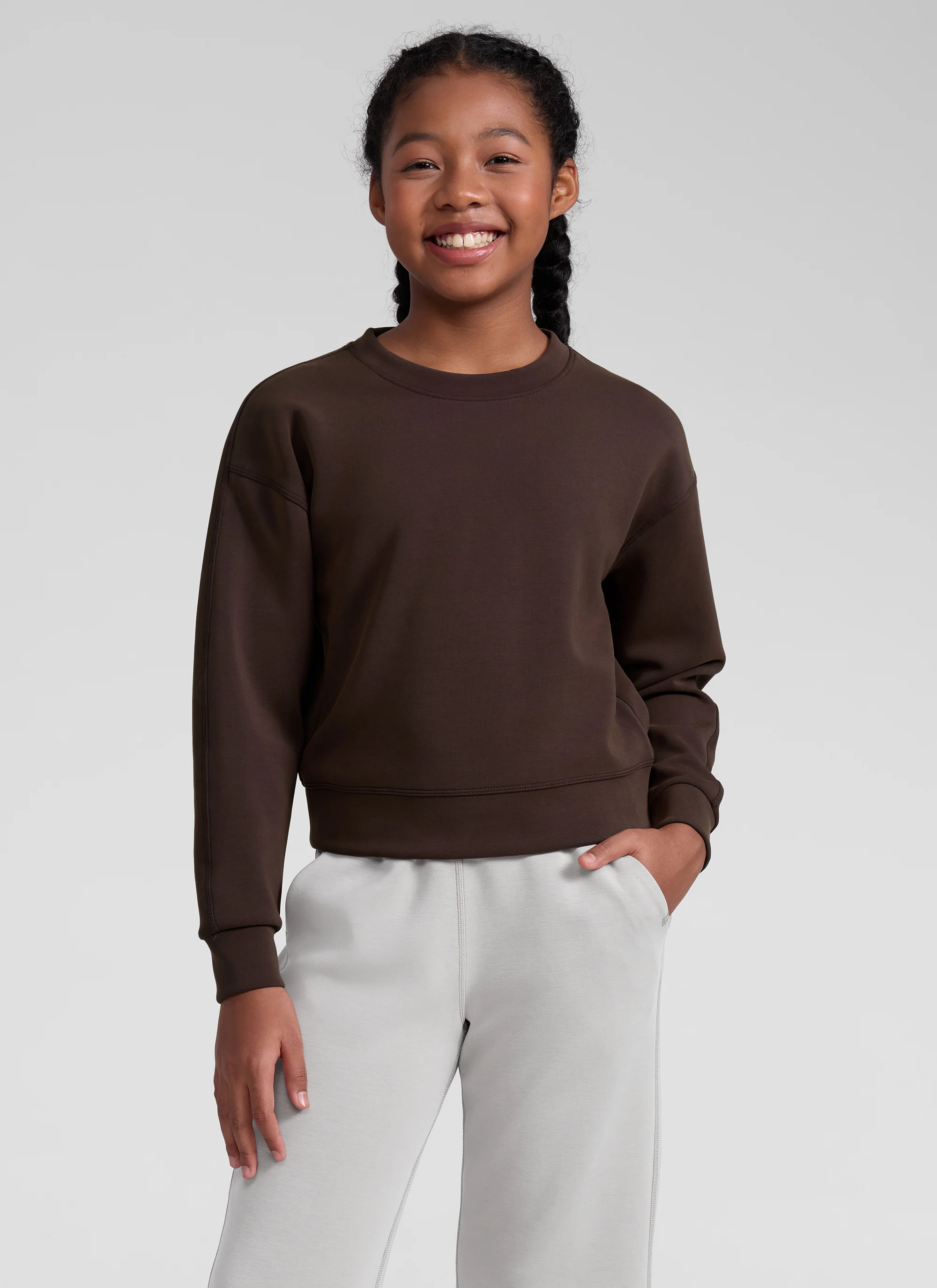 SoftAura Pullover Workout Sweatshirt - Image 17