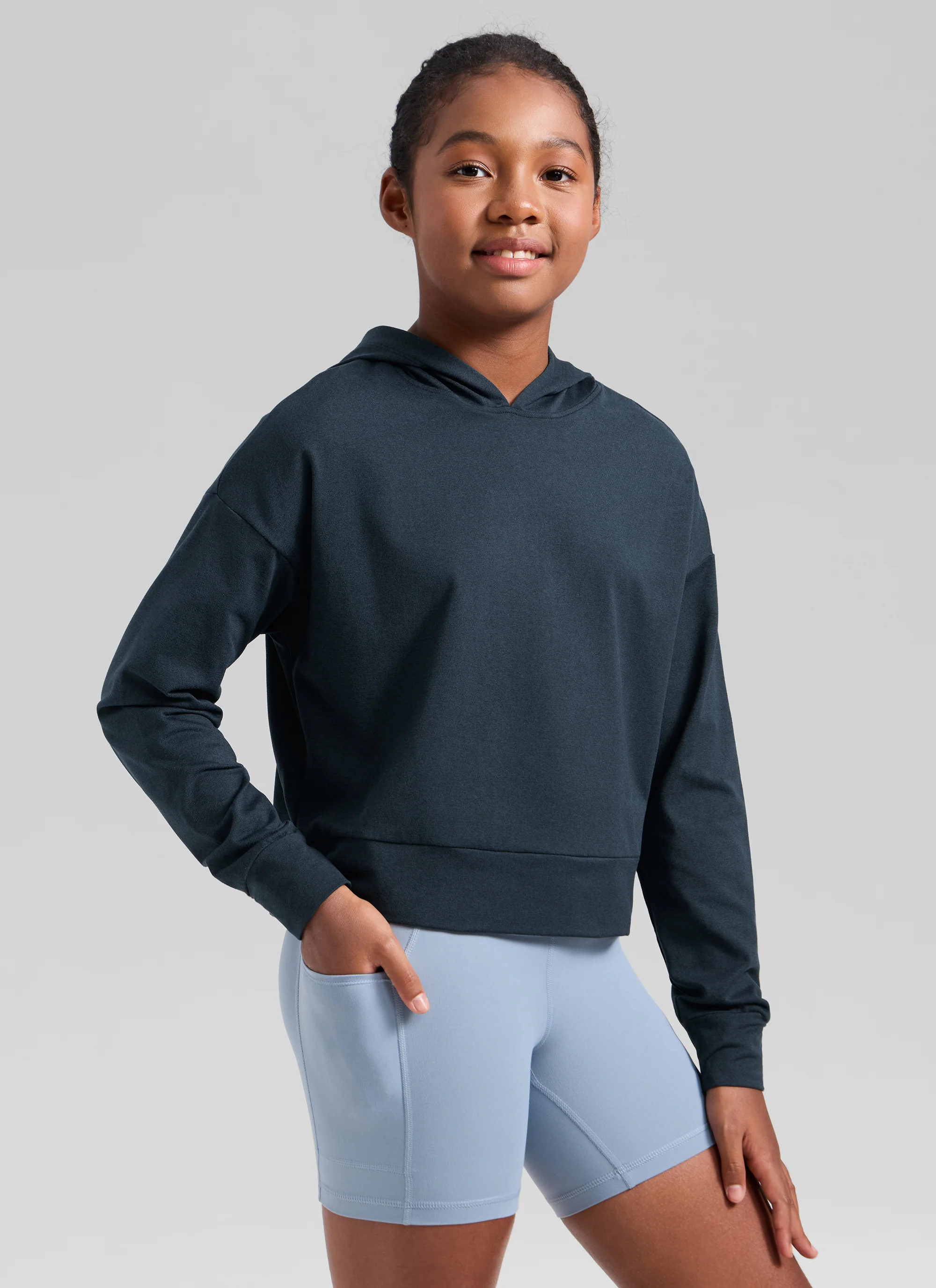 Girls Cloud Jersey Pullover Hoodie - Image 6