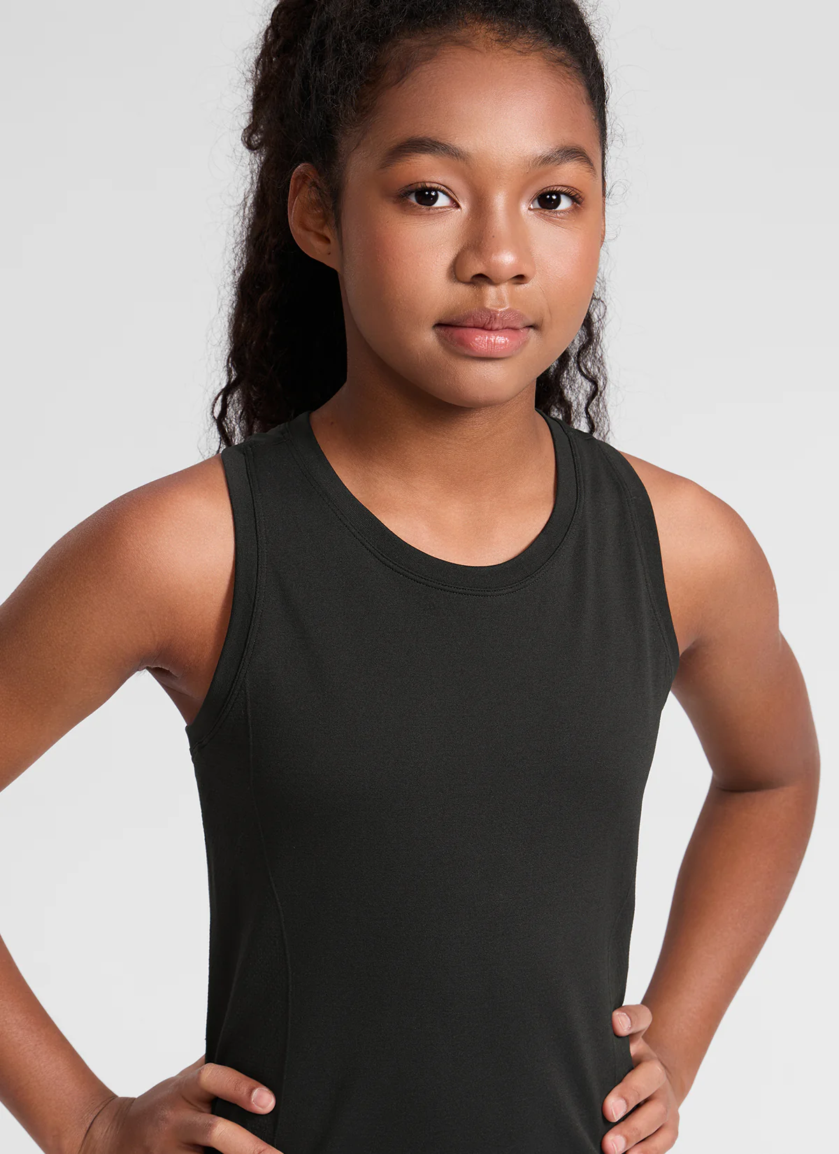 Girls Seamless Waist Length Tank - Image 19