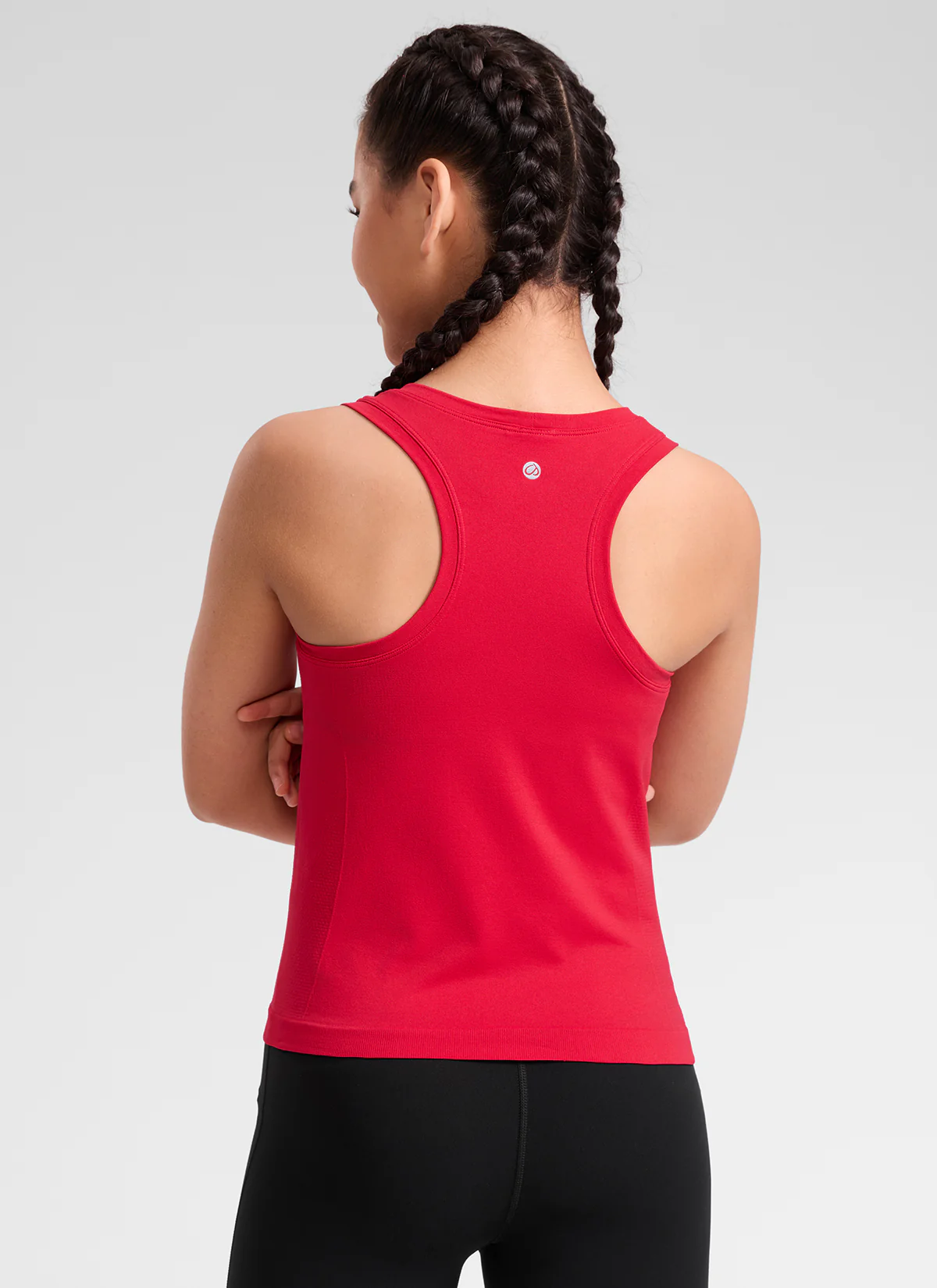 Girls Seamless Waist Length Tank - Image 7