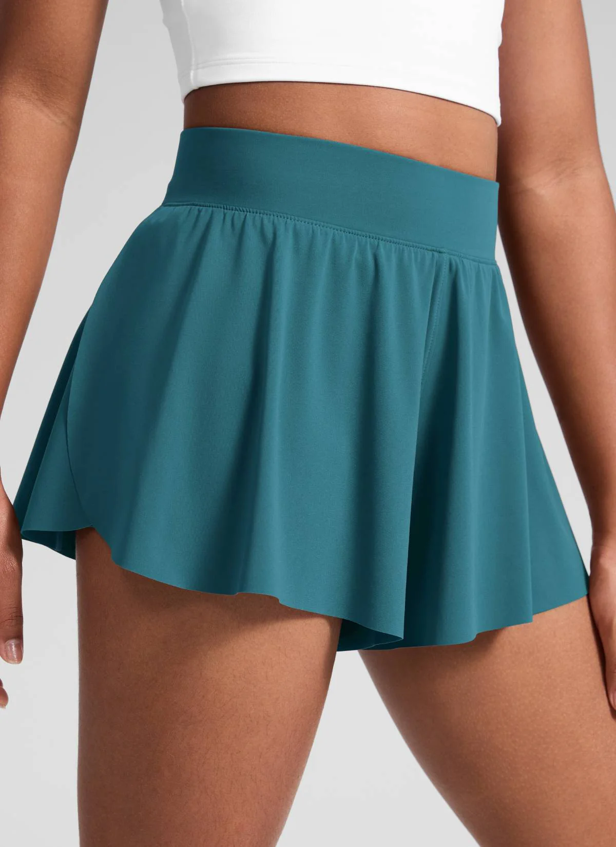 Girls High Rise 2 in 1 Flowy Sport Shorts 2.5'' - Image 27
