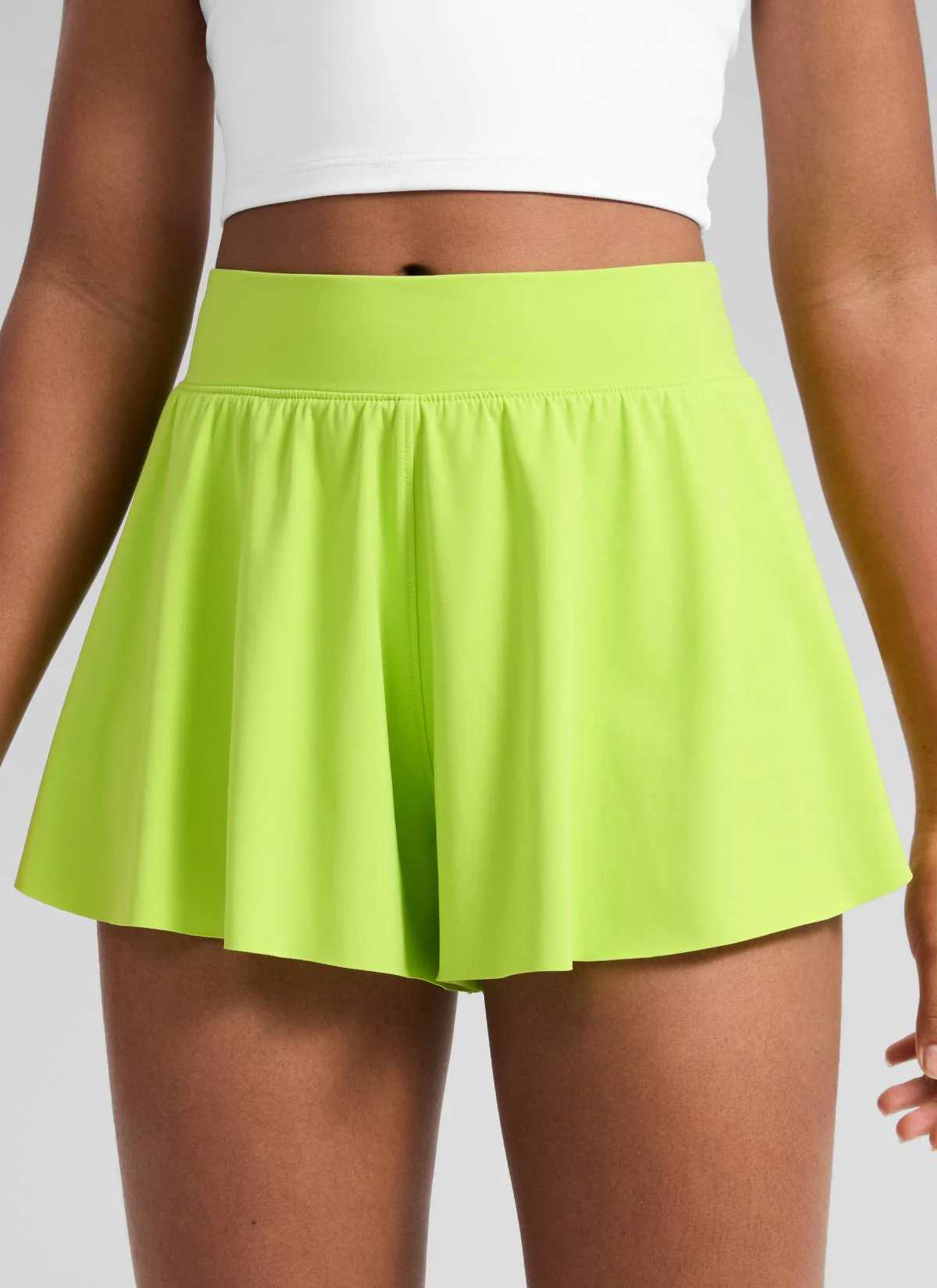 Girls High Rise 2 in 1 Flowy Sport Shorts 2.5'' - Image 3