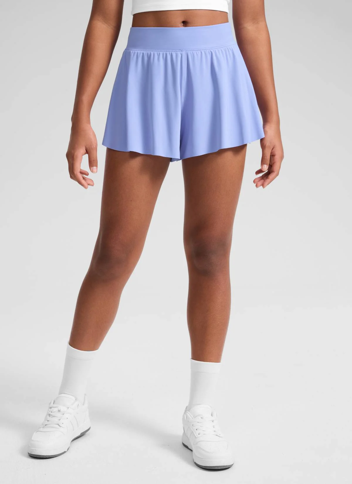 Girls High Rise 2 in 1 Flowy Sport Shorts 2.5'' - Image 7