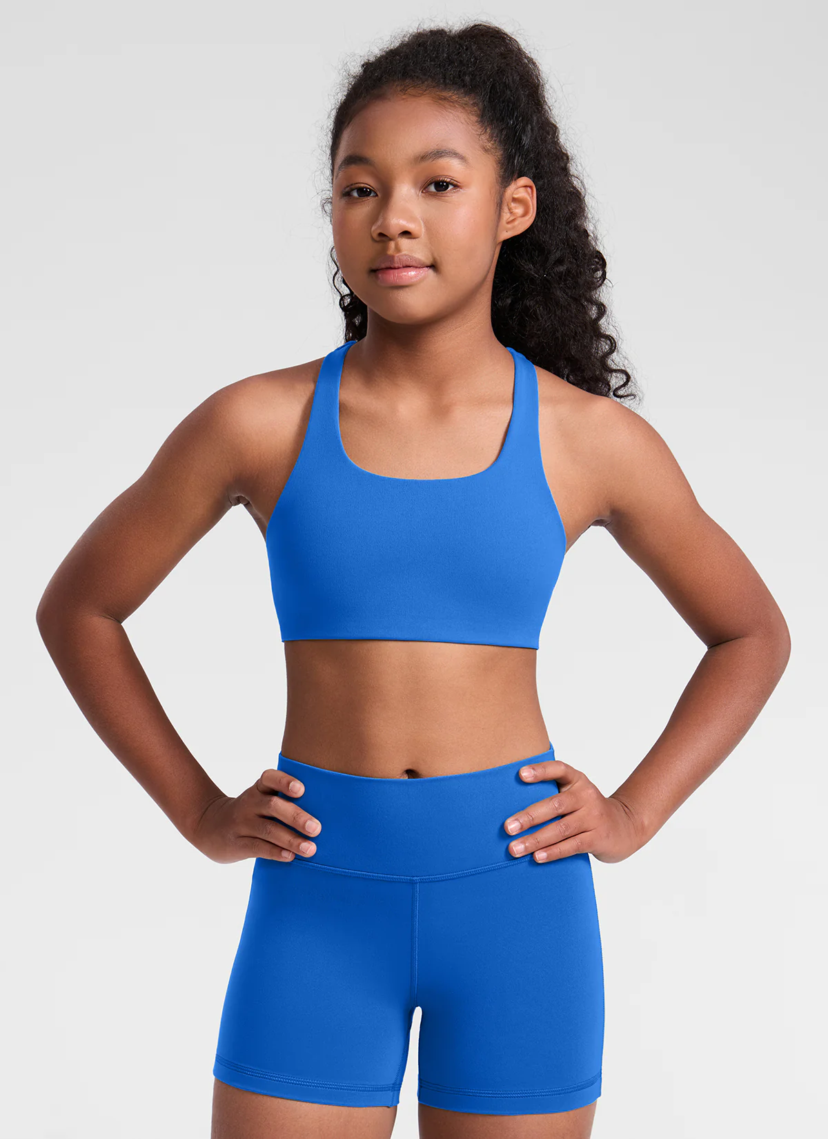 Girls Butterluxe U Neck Mold Sports Bra - Image 10