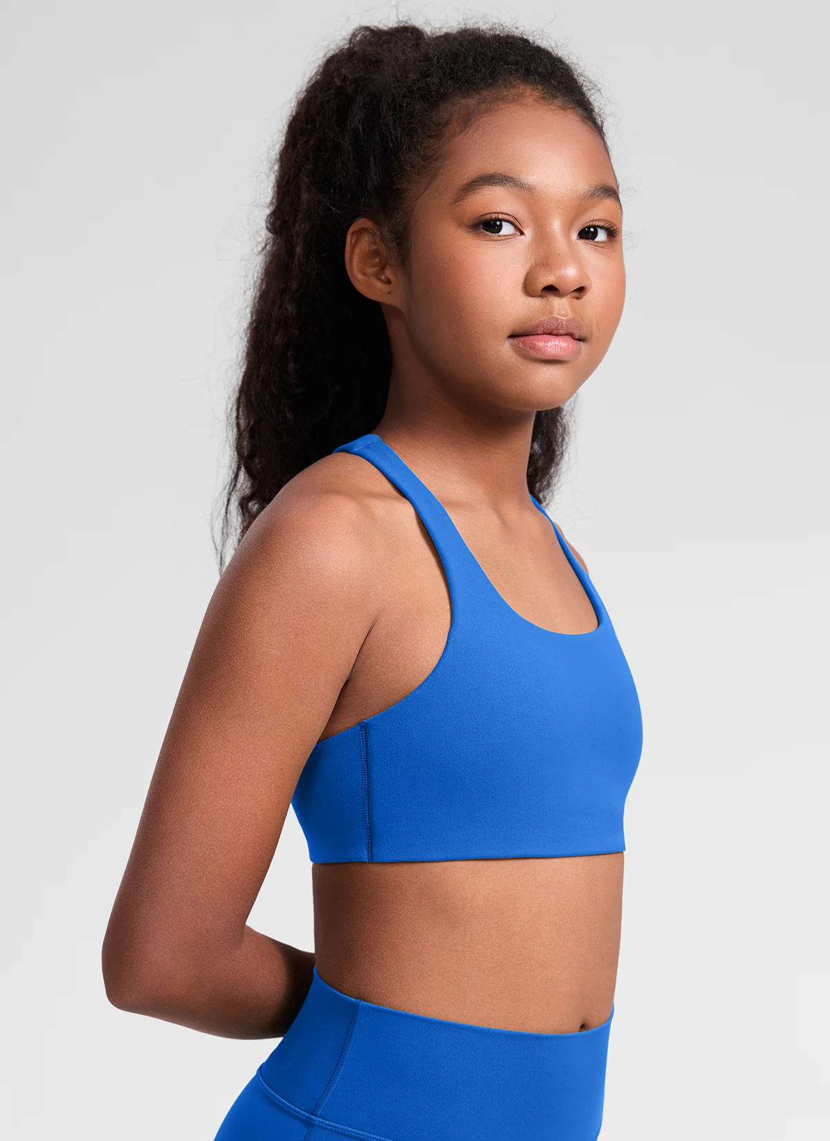 Girls Butterluxe U Neck Mold Sports Bra - Image 14