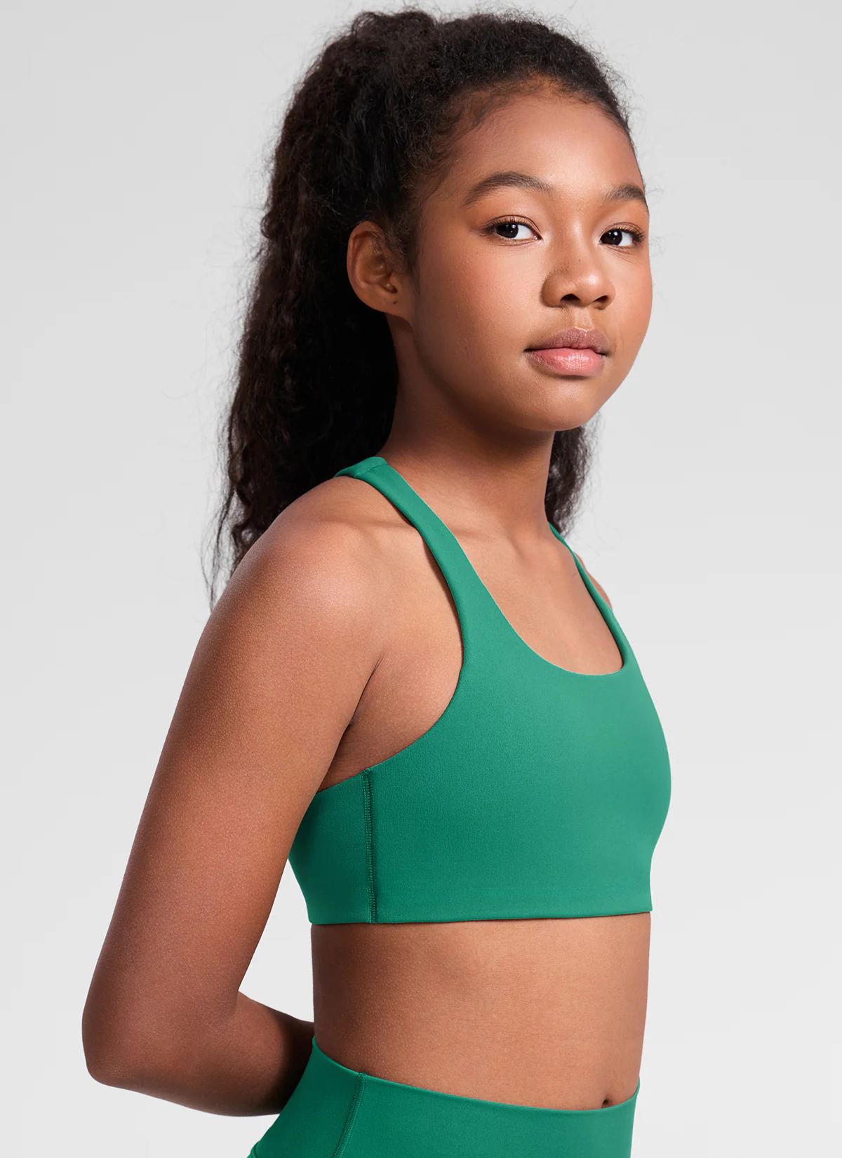 Girls Butterluxe U Neck Mold Sports Bra - Image 4